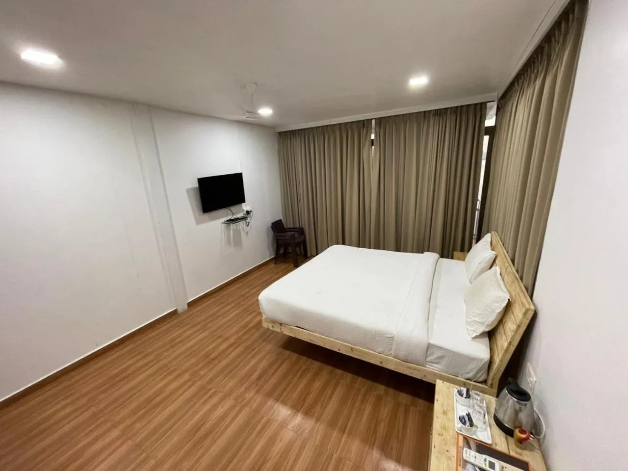 Bed in Shvas Island Resort