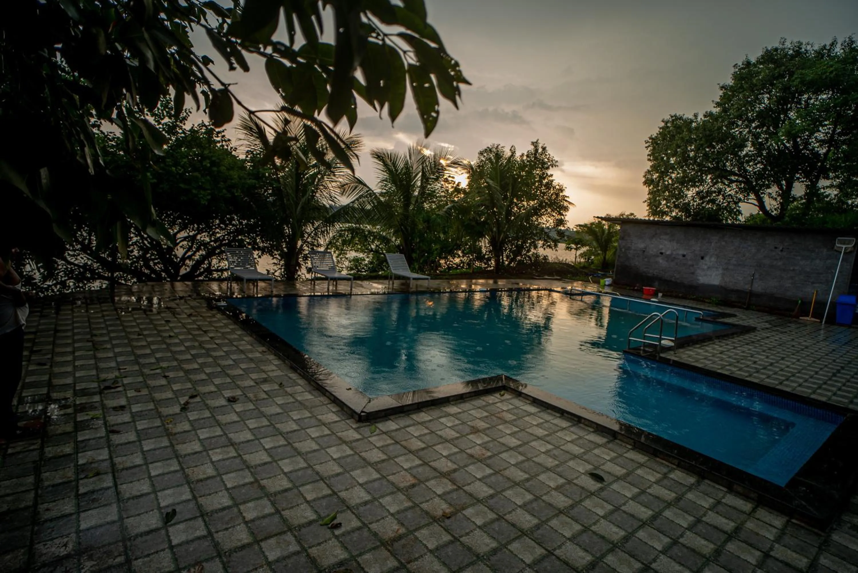 Pool view in Shvas Island Resort