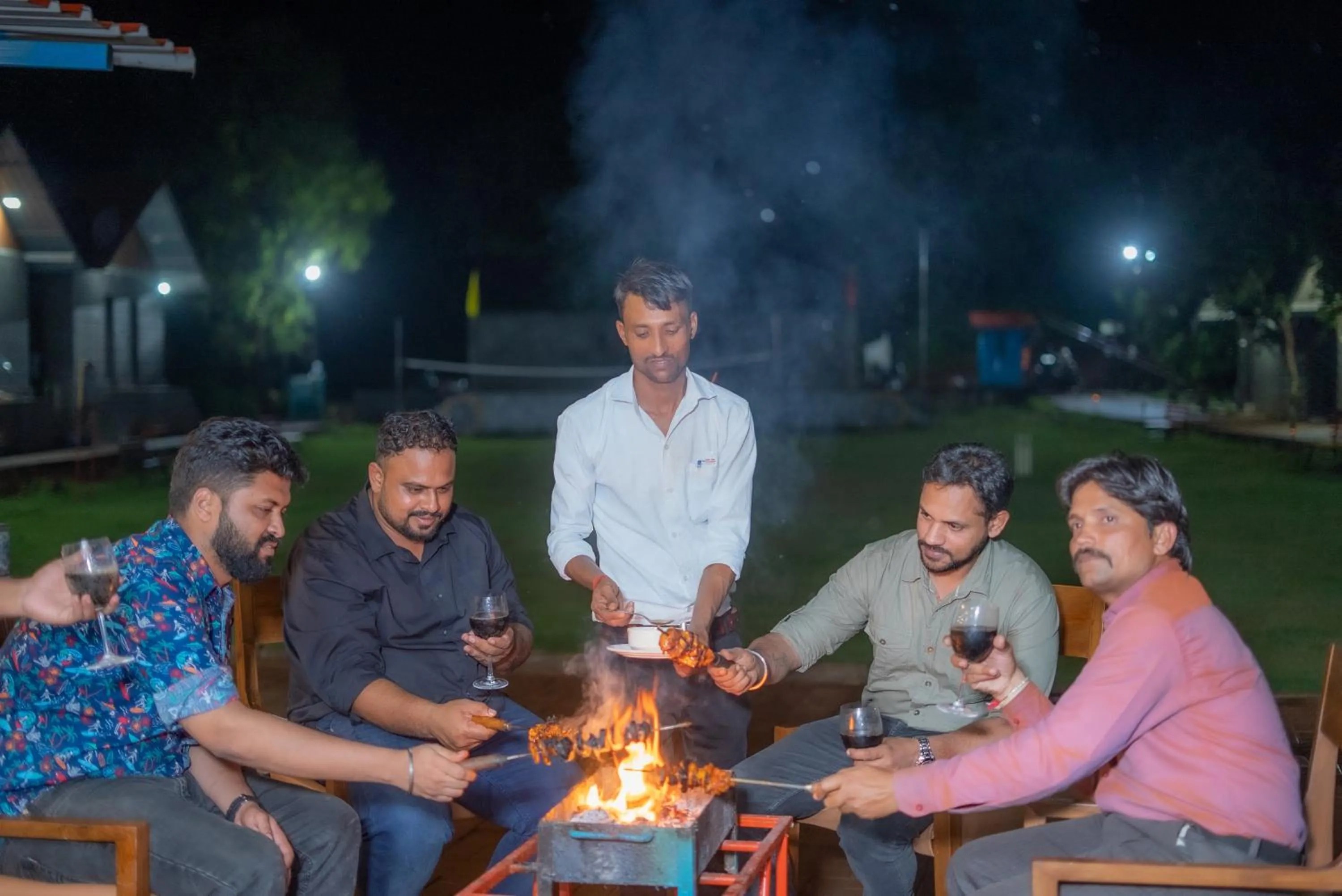 People in Shvas Island Resort