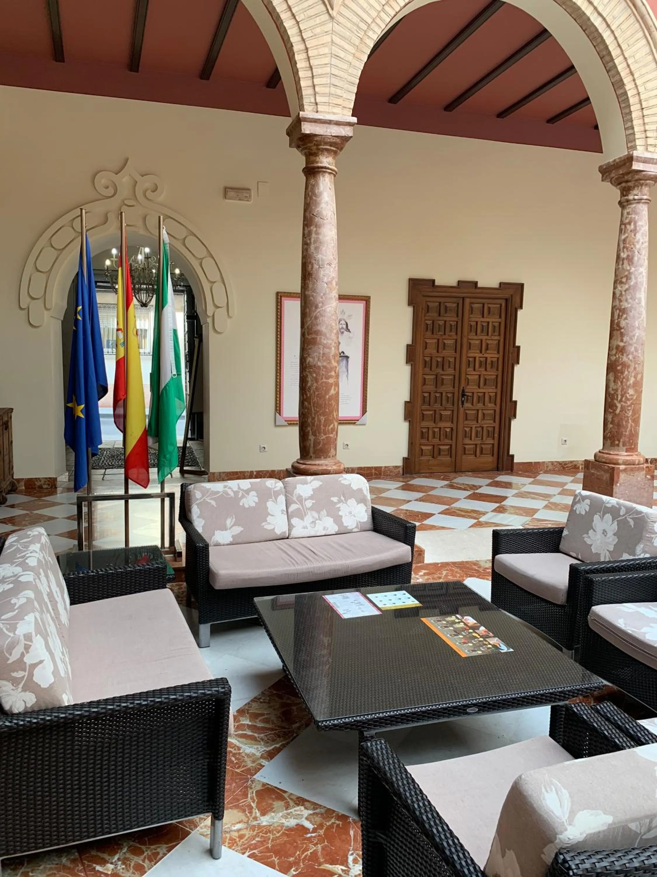 Patio in Hotel Santo Domingo Lucena