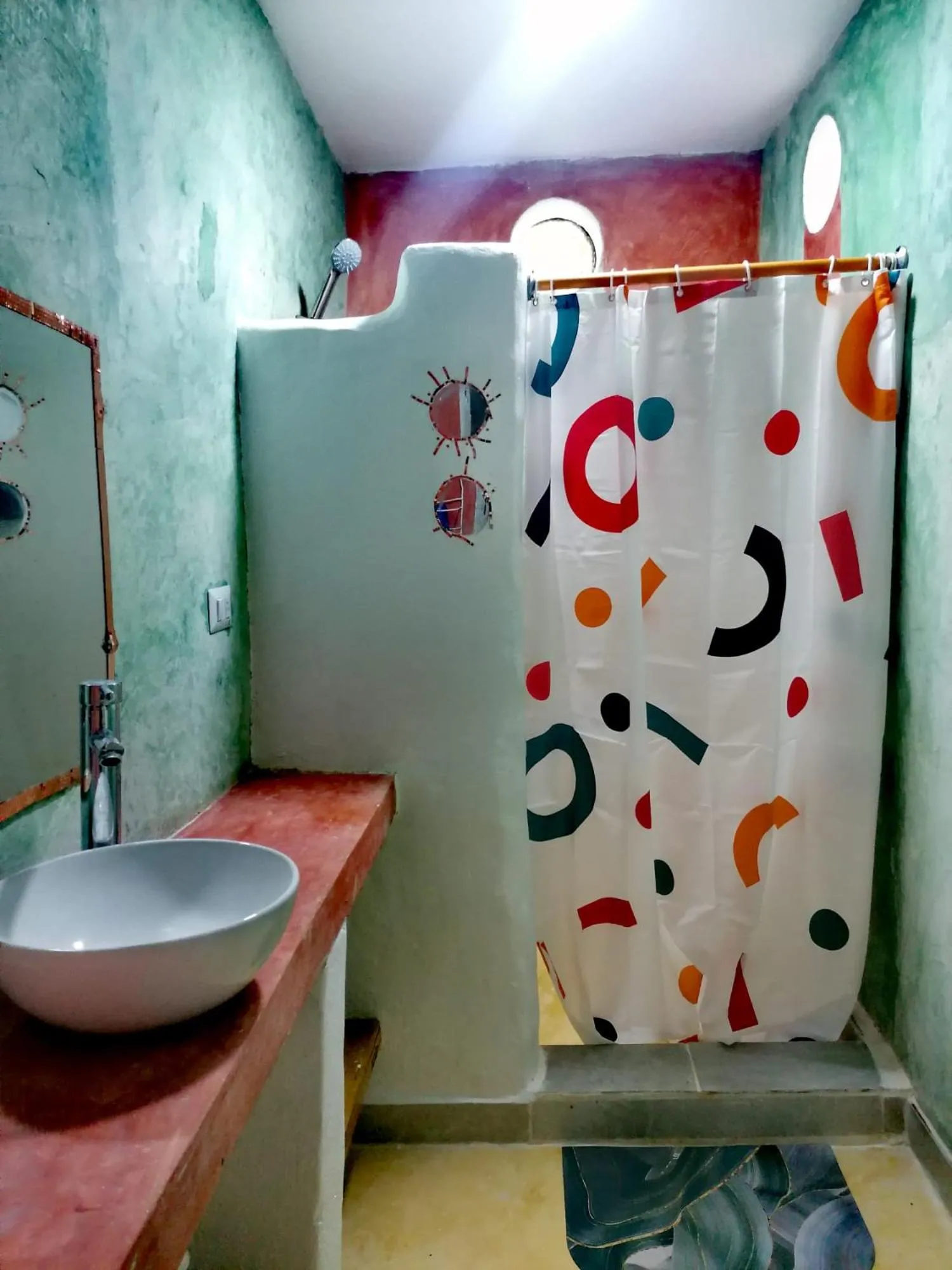 Shower in B&B Aparthotel La Isleta