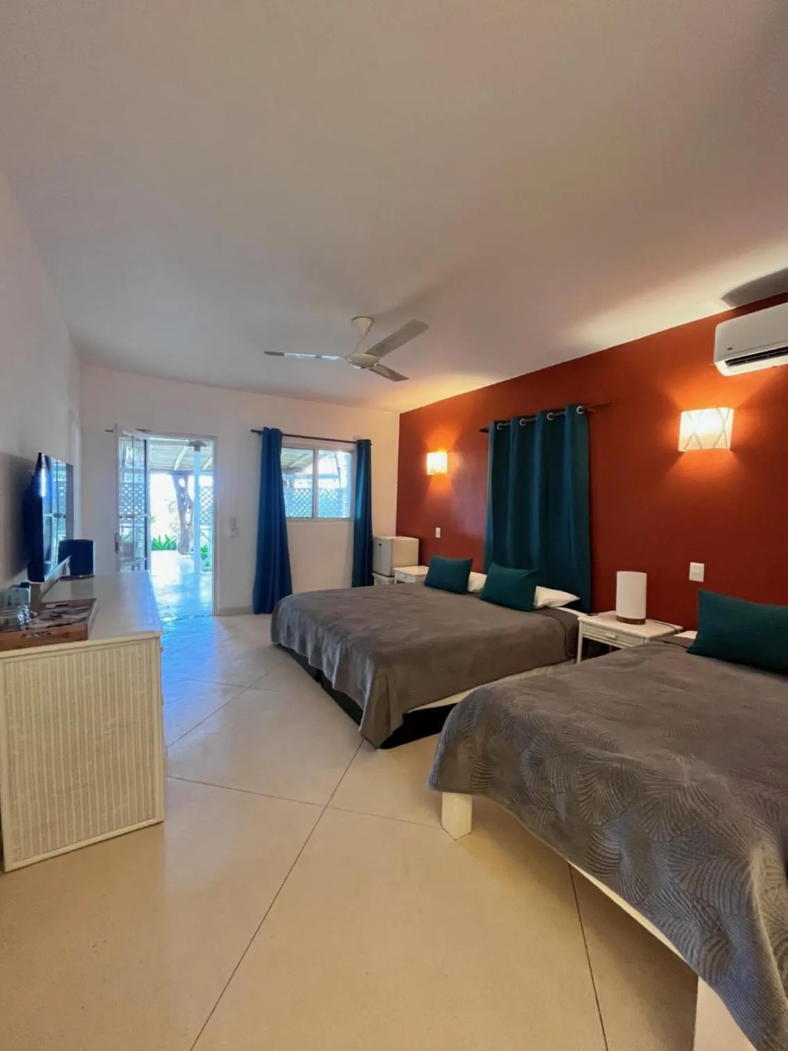 Patio, Bed in Hotel Casa Coson