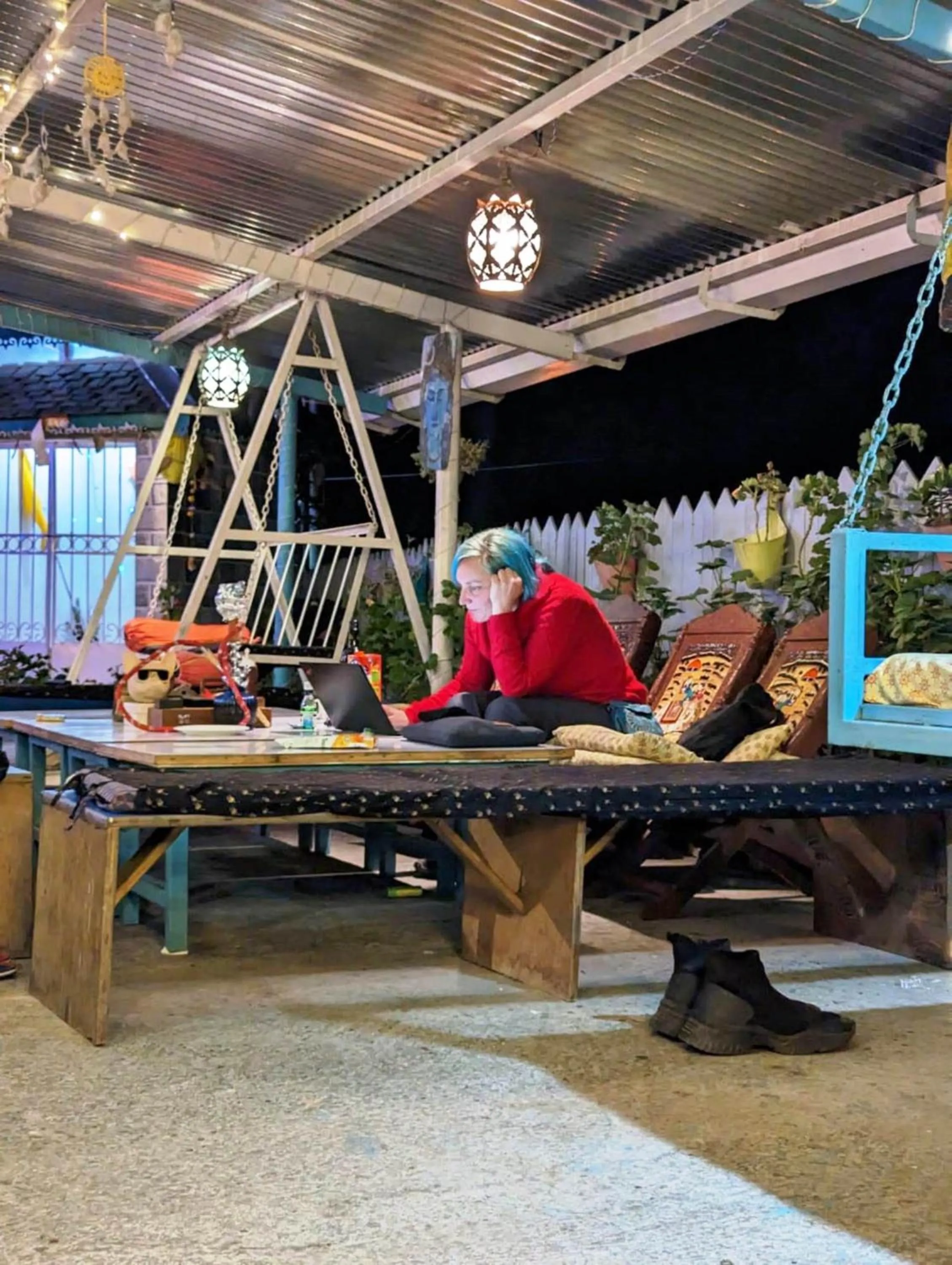 People in LA SIESTA INDIA MCLEODGANJ