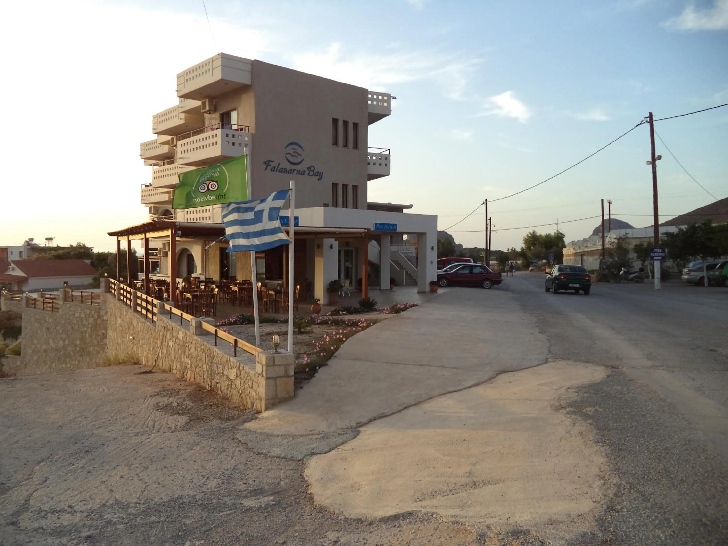 Facade/entrance in Falasarna Bay