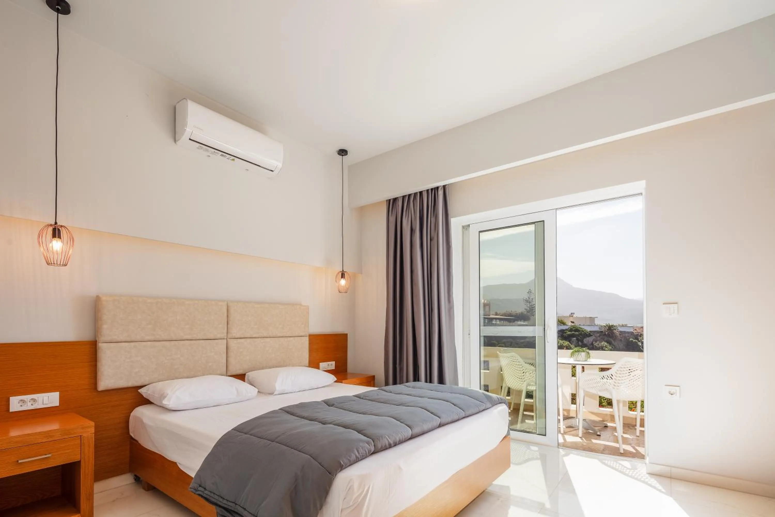 Bedroom, Bed in Falasarna Bay