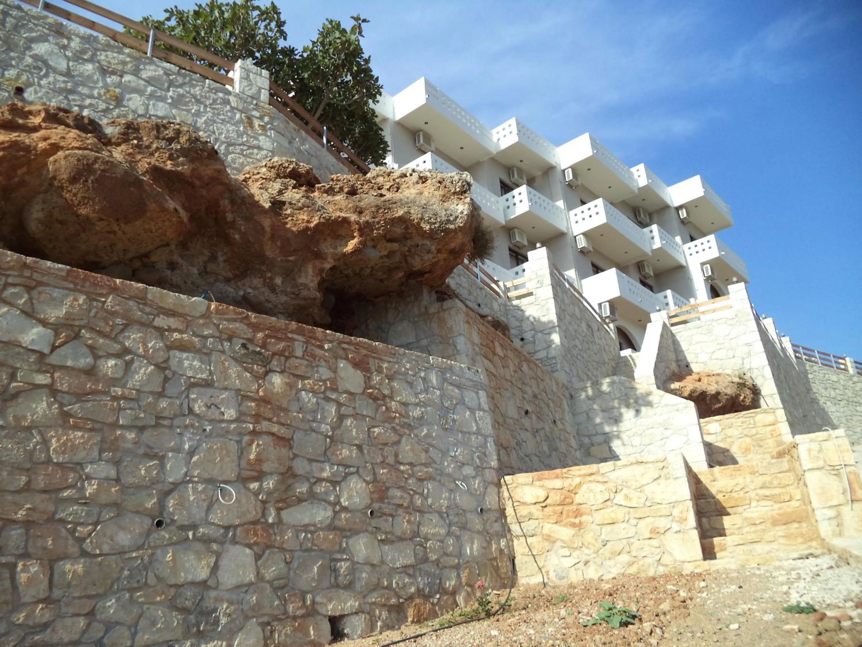 Facade/entrance in Falasarna Bay