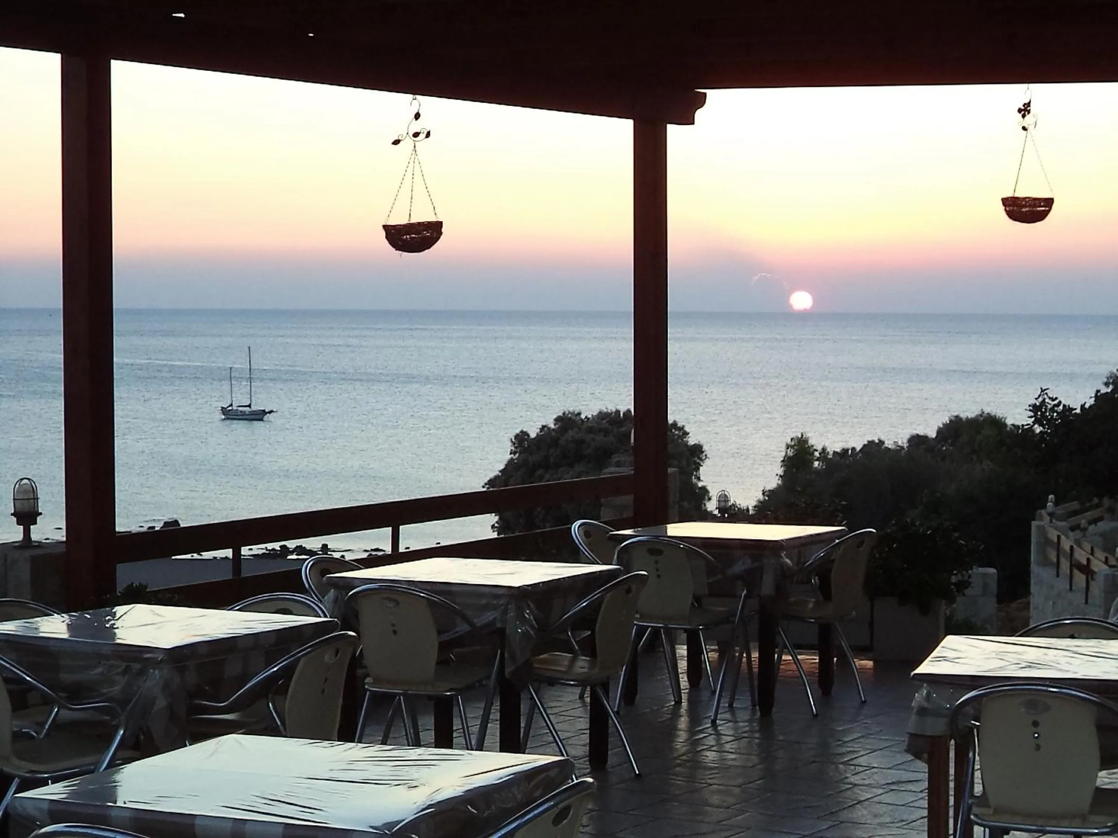 Lounge or bar in Falasarna Bay