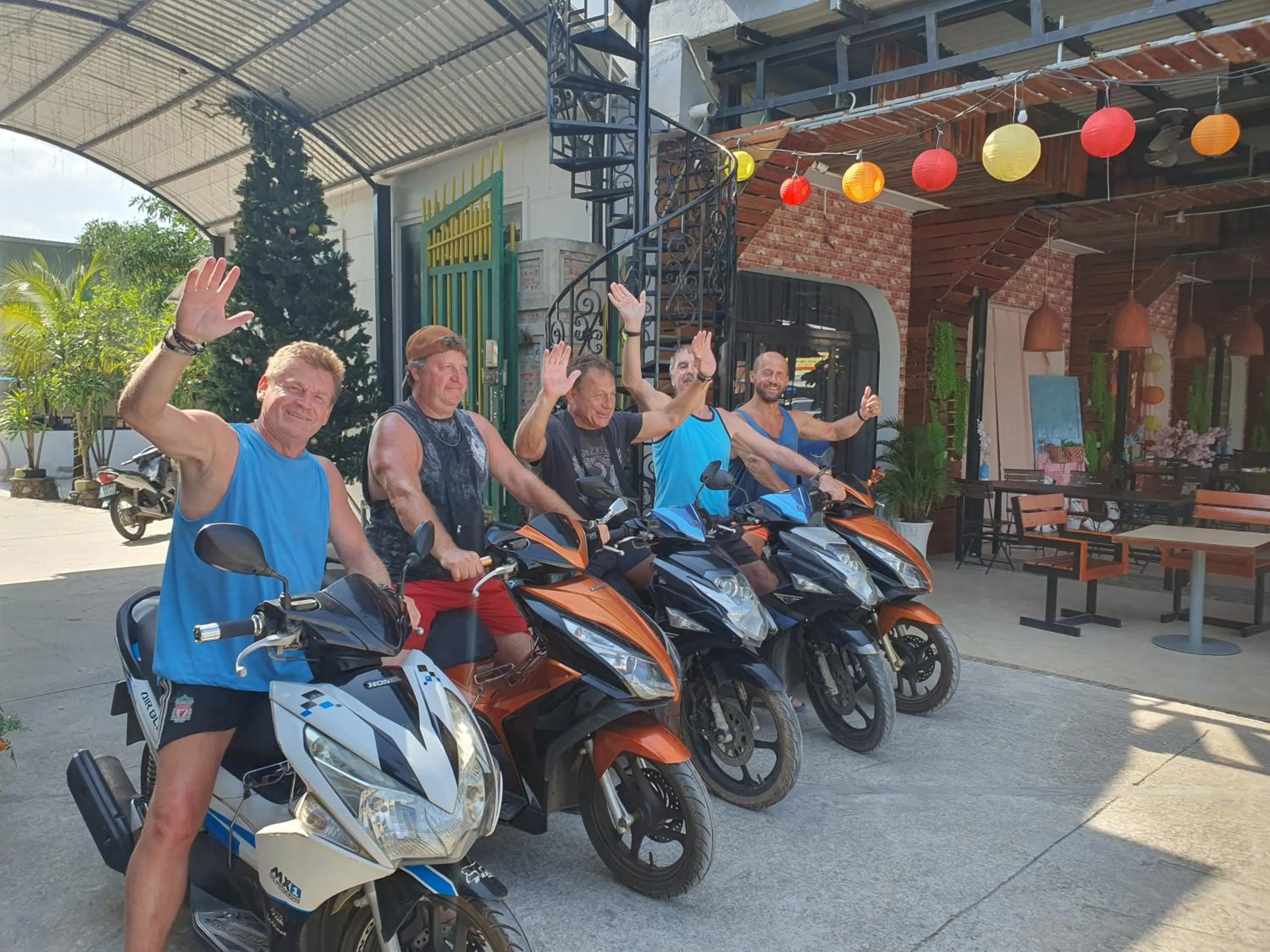 group of guests in Fla Village