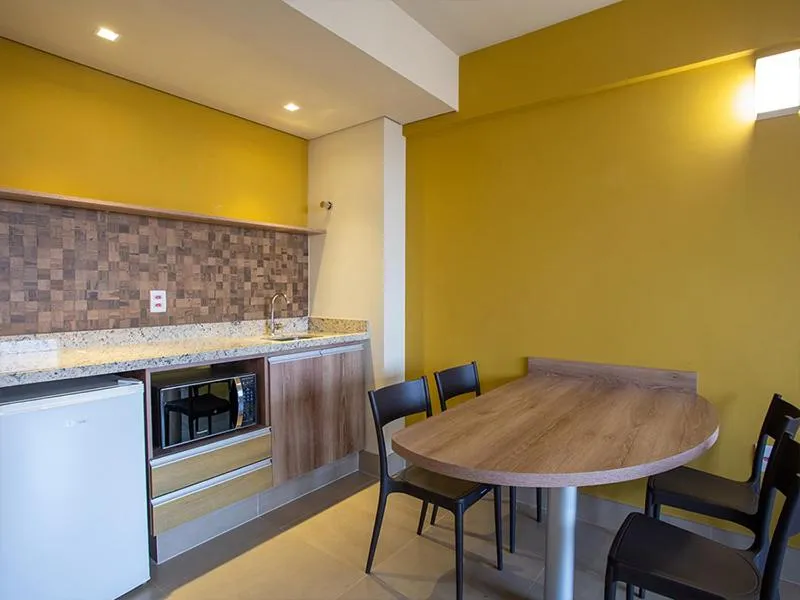 Kitchen or kitchenette in Resort Solar das Águas