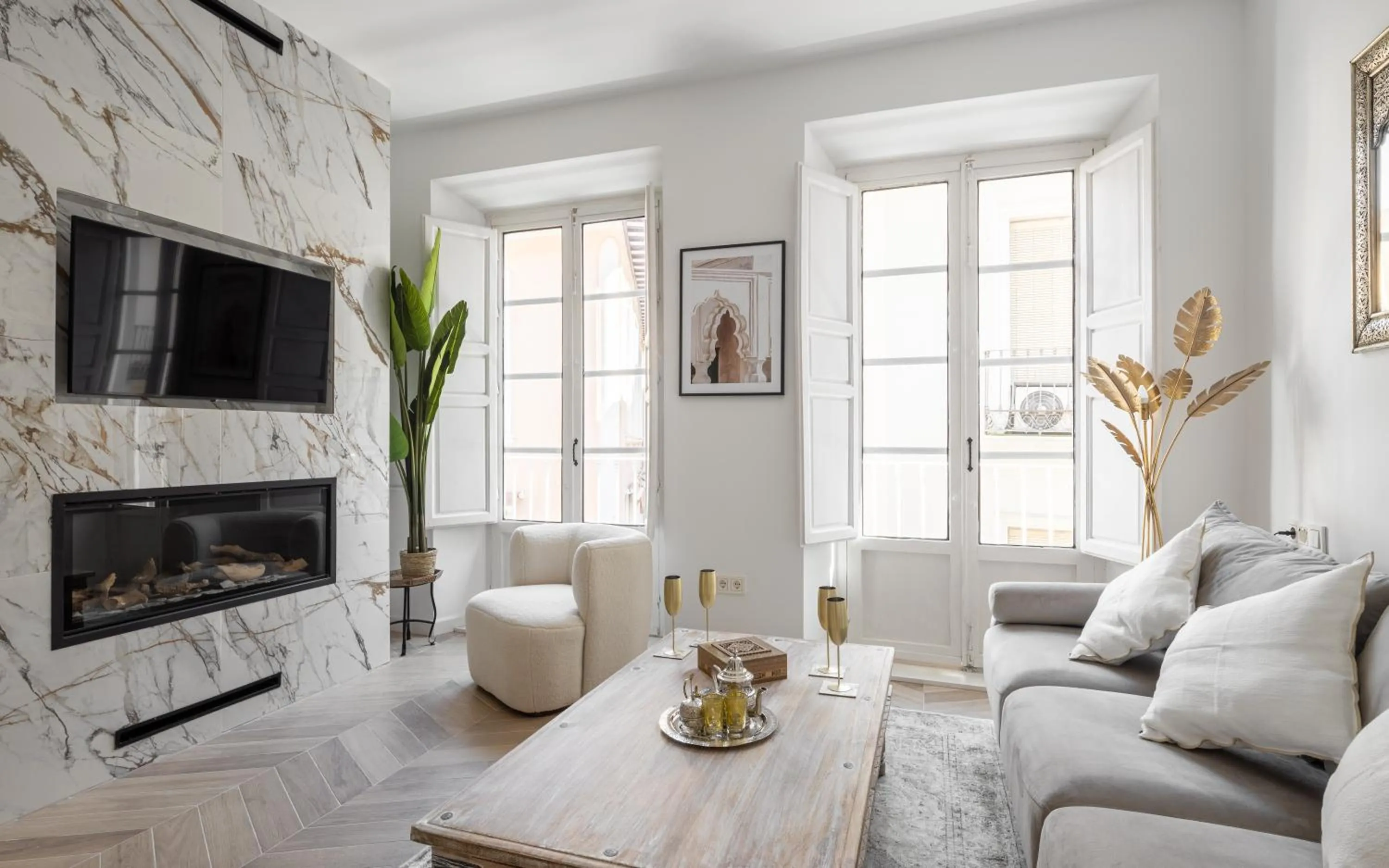 Arabica Suites - Lujosa Vivienda con Suites Chimeneas en Granada - Centro