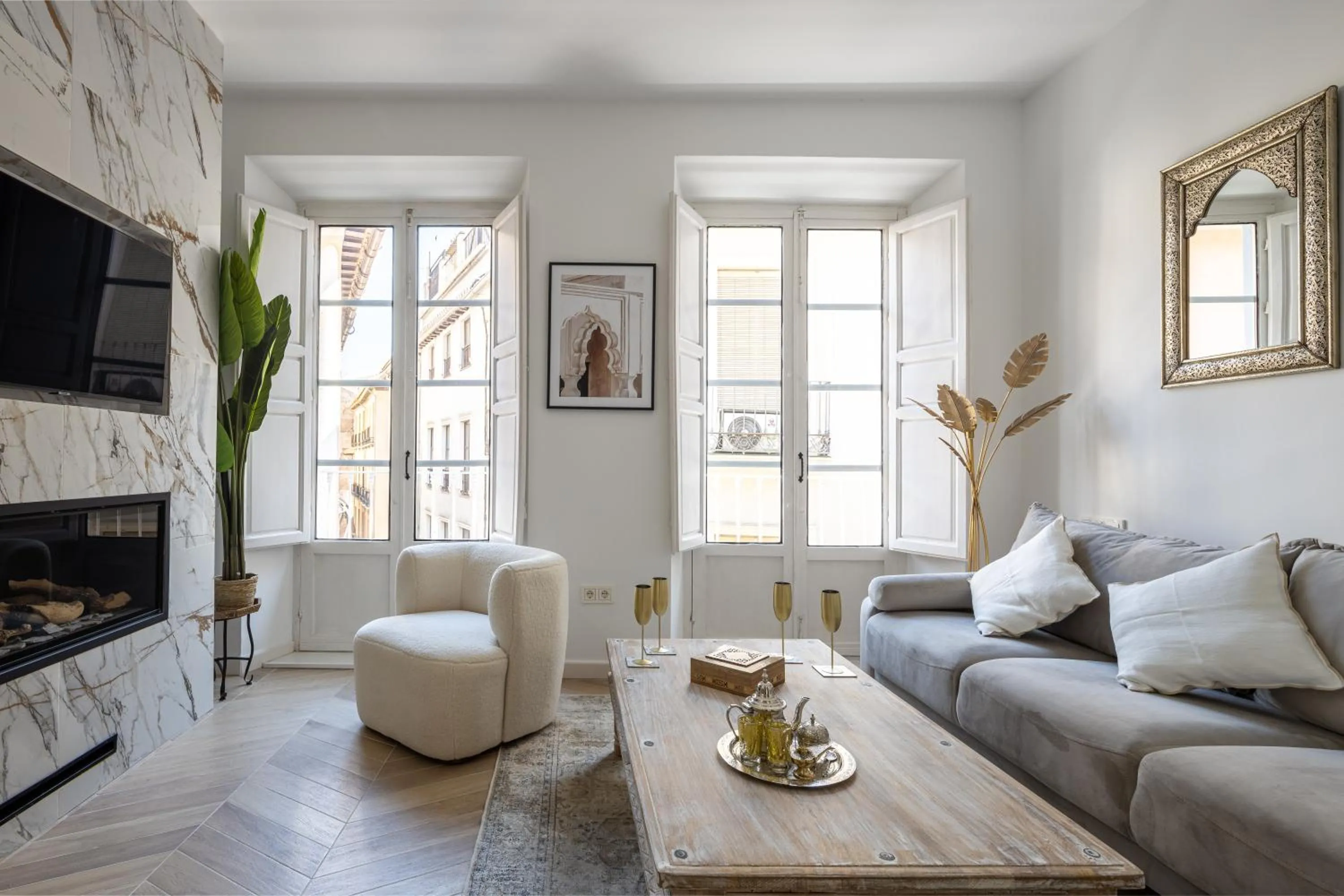 Arabica Suites - Lujosa Vivienda con Suites Chimeneas en Granada - Centro