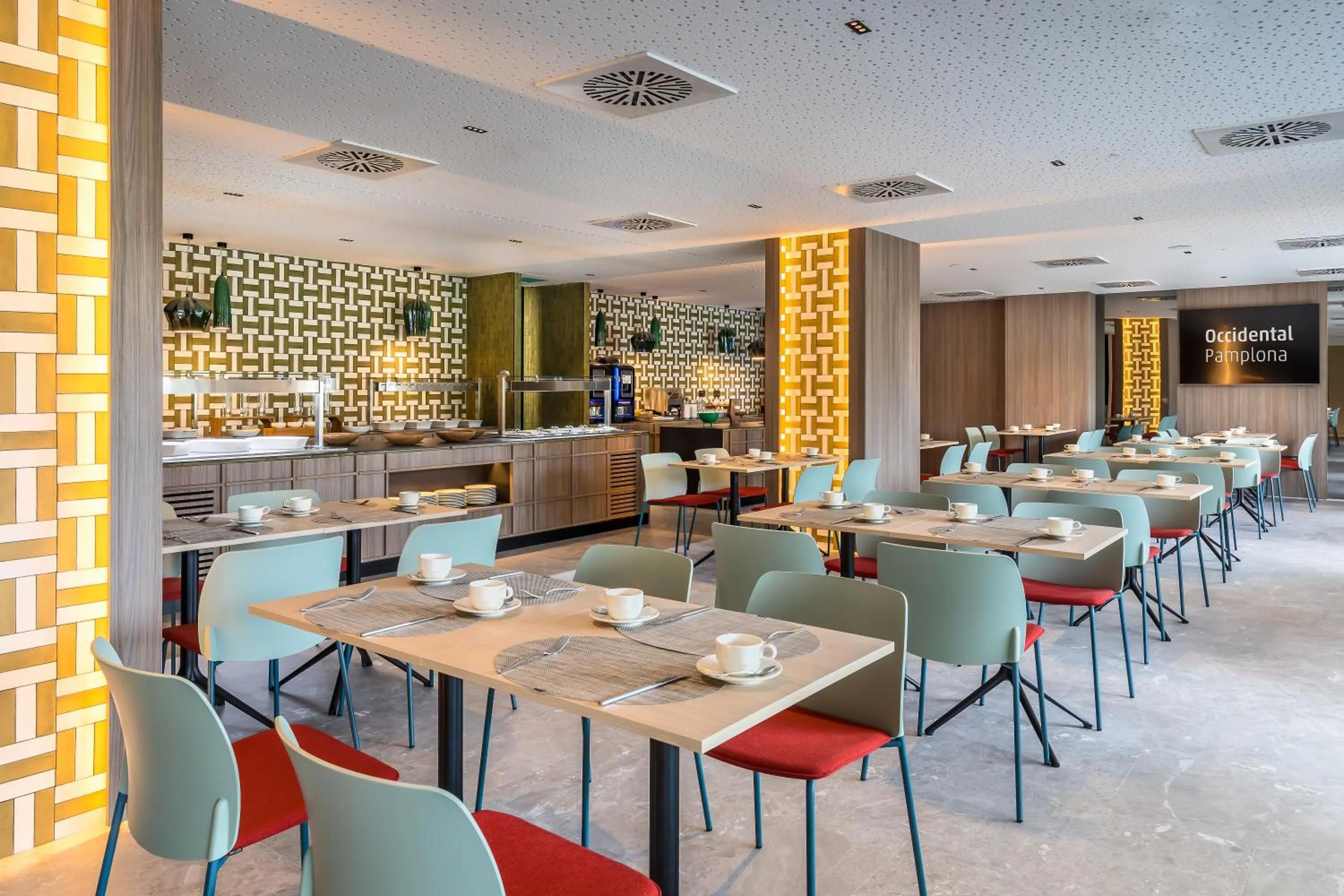 Buffet breakfast in Occidental Pamplona