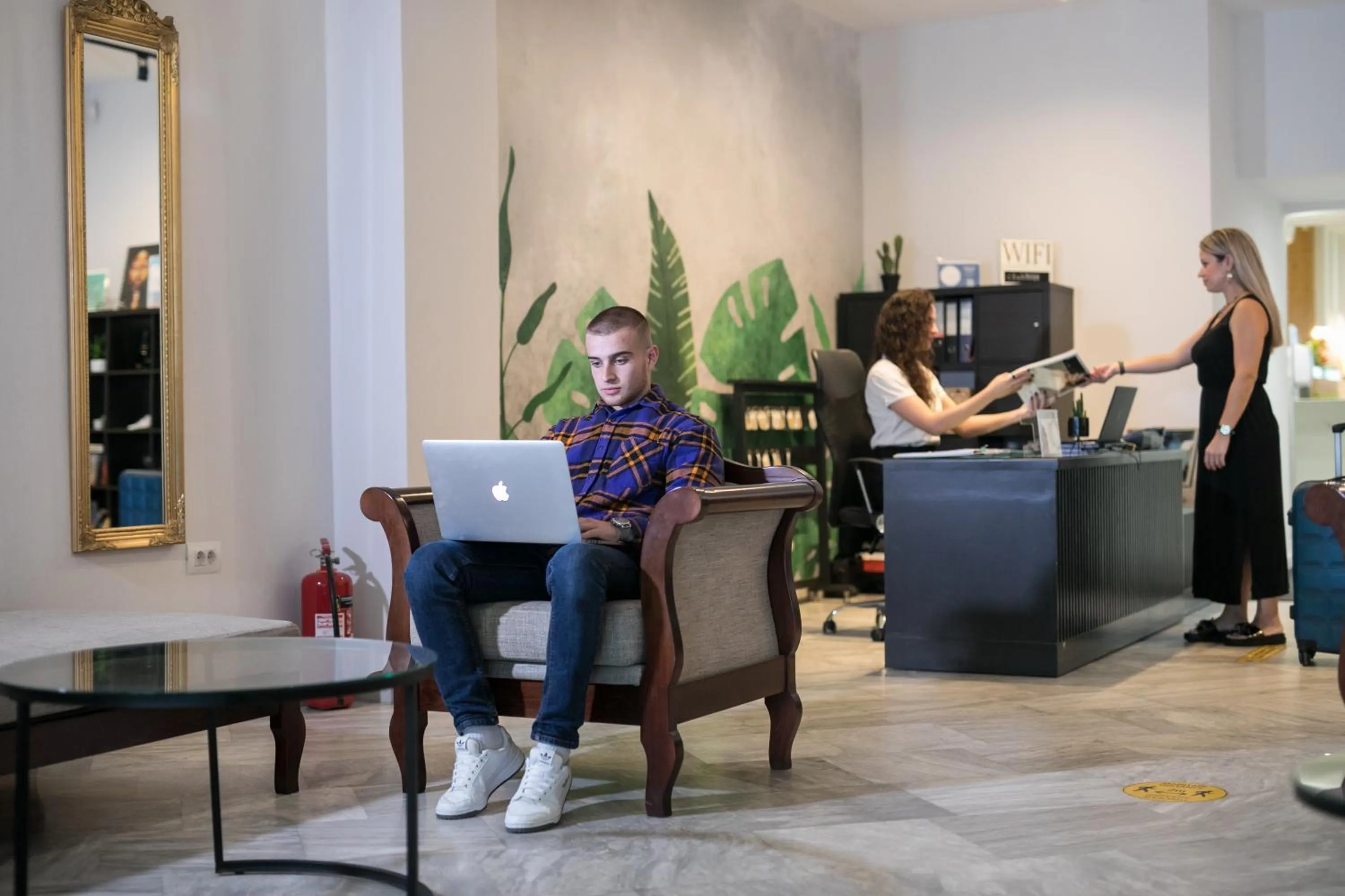 Living room in Club Zante Plaza