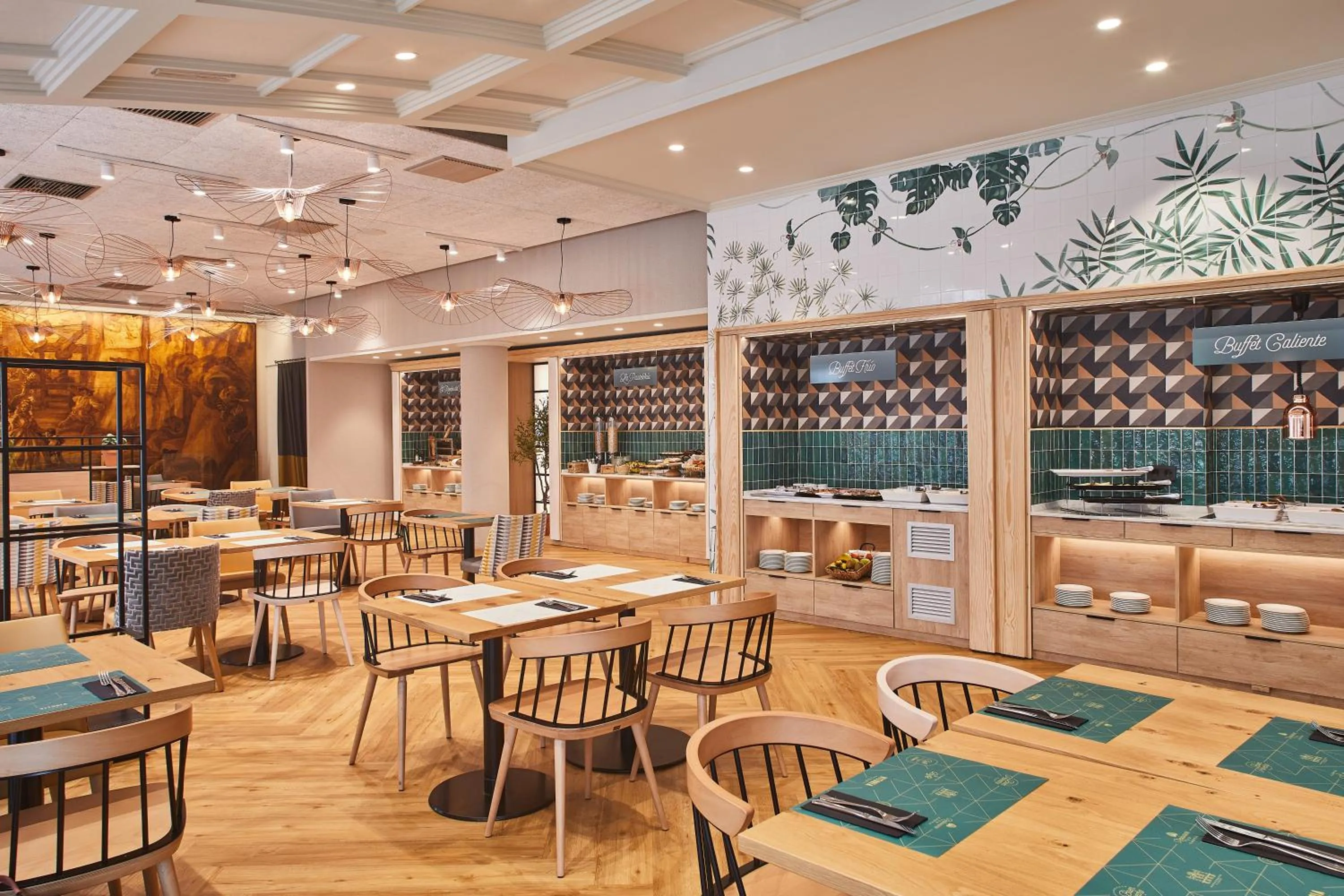 Buffet breakfast in Silken Ciudad de Vitoria