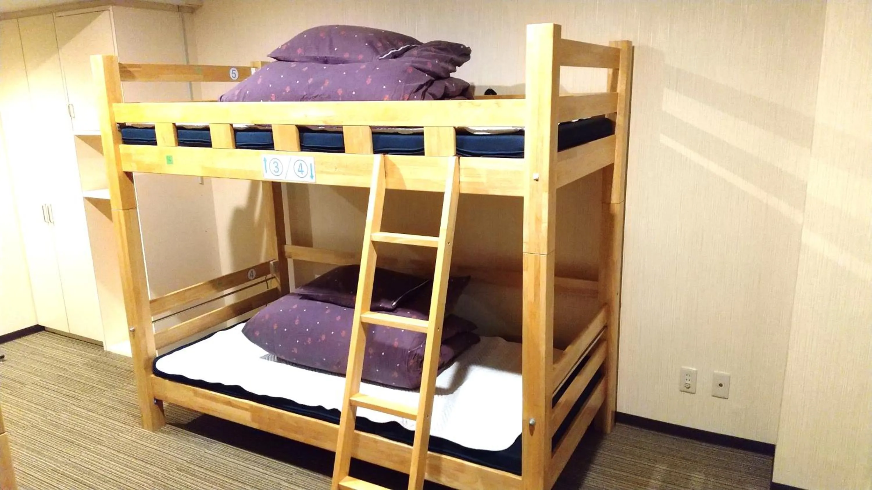 Bed in K's House Nikko - Kinugawa Onsen Hostel