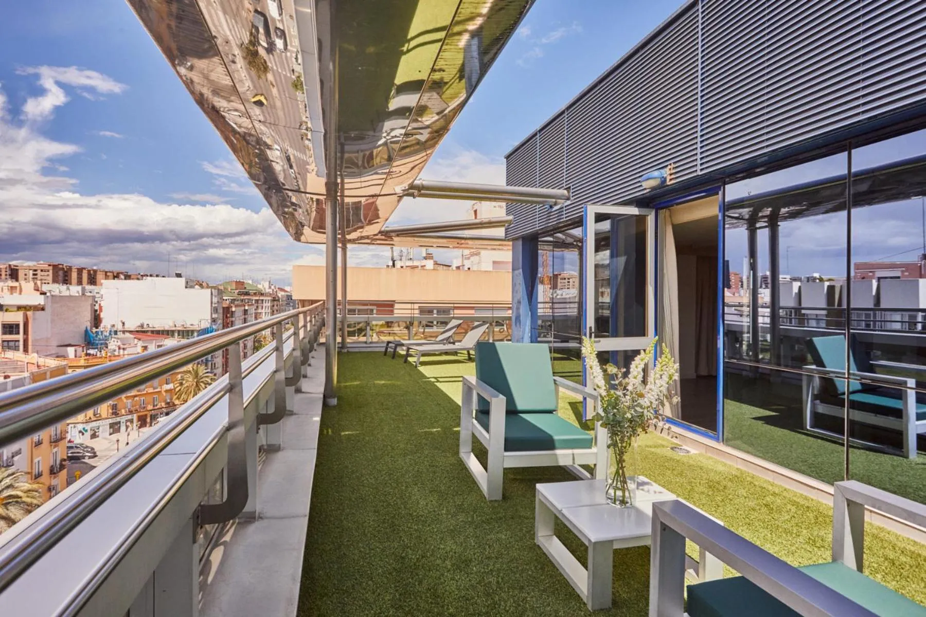 Balcony/Terrace in Silken Puerta Valencia