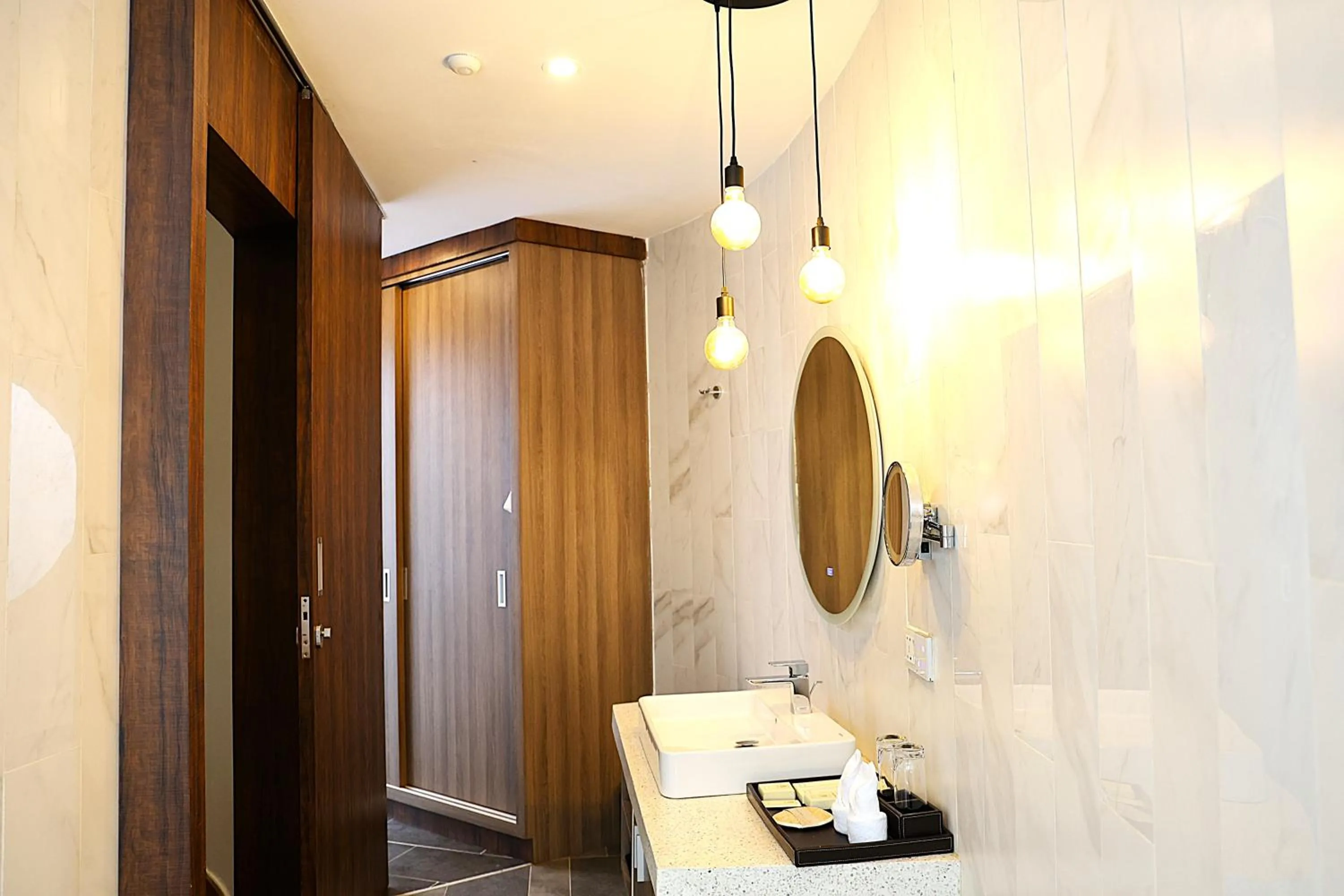 wardrobe in Castle Bayview Resort & Spa