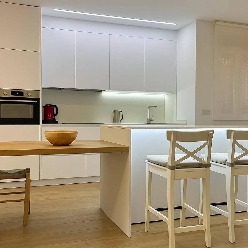 Kitchen or kitchenette in Céntrico Apartamento en Jaén 107 m2 2 baños 4 pax