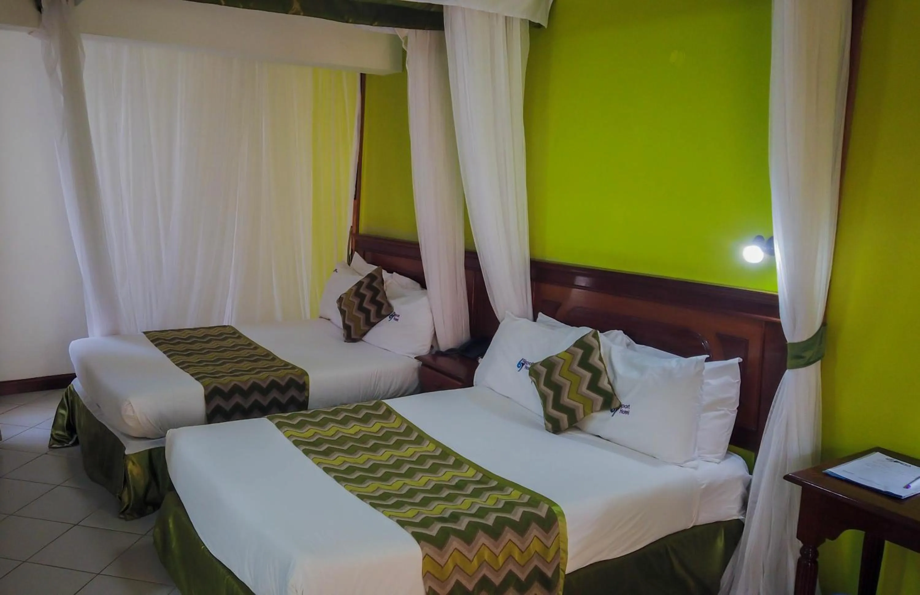 Bed in 67 Airport Hotel Nairobi