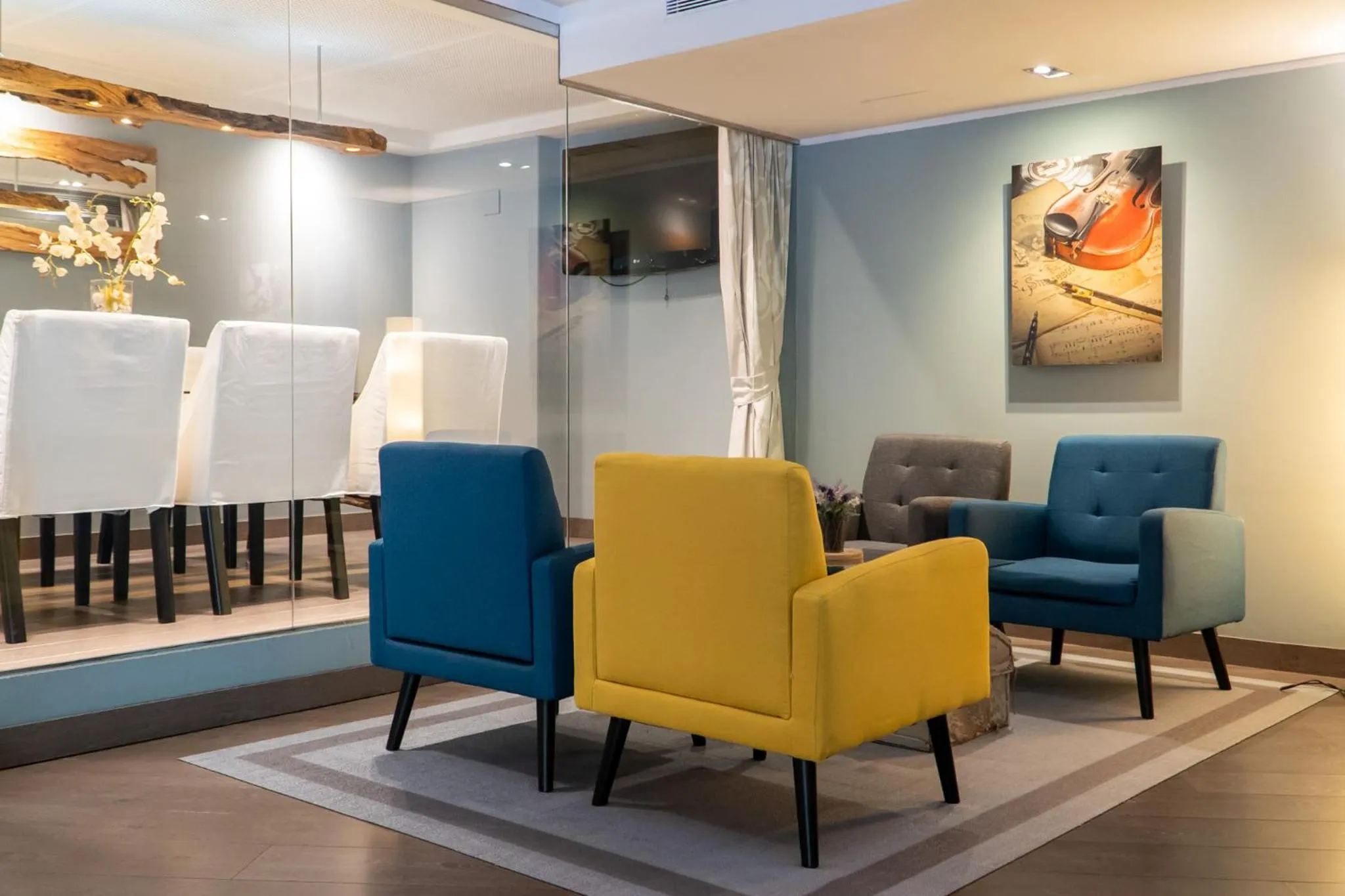 Lobby or reception in Hotel Concordia Barcelona