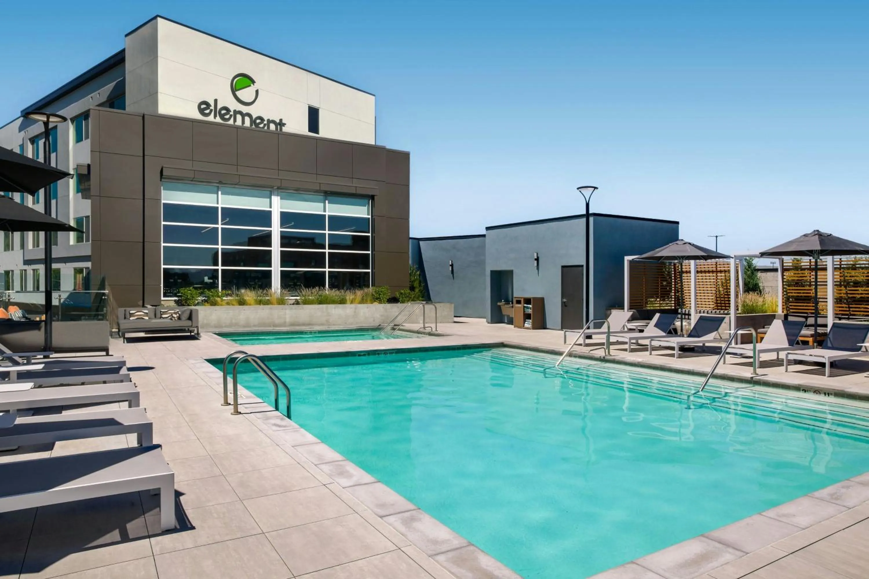 Swimming pool in Element Reno Experience District