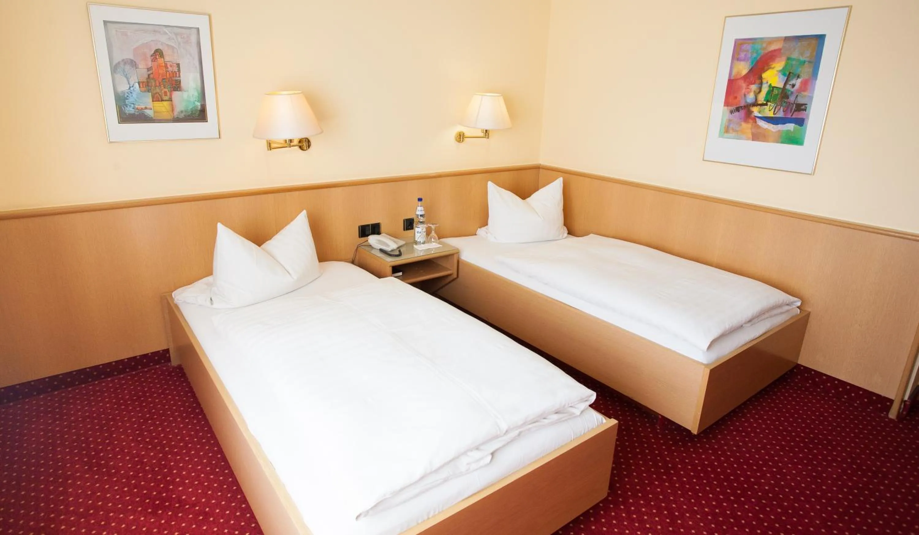 Bed in Hotel Restaurant Zur Post Lohfelden