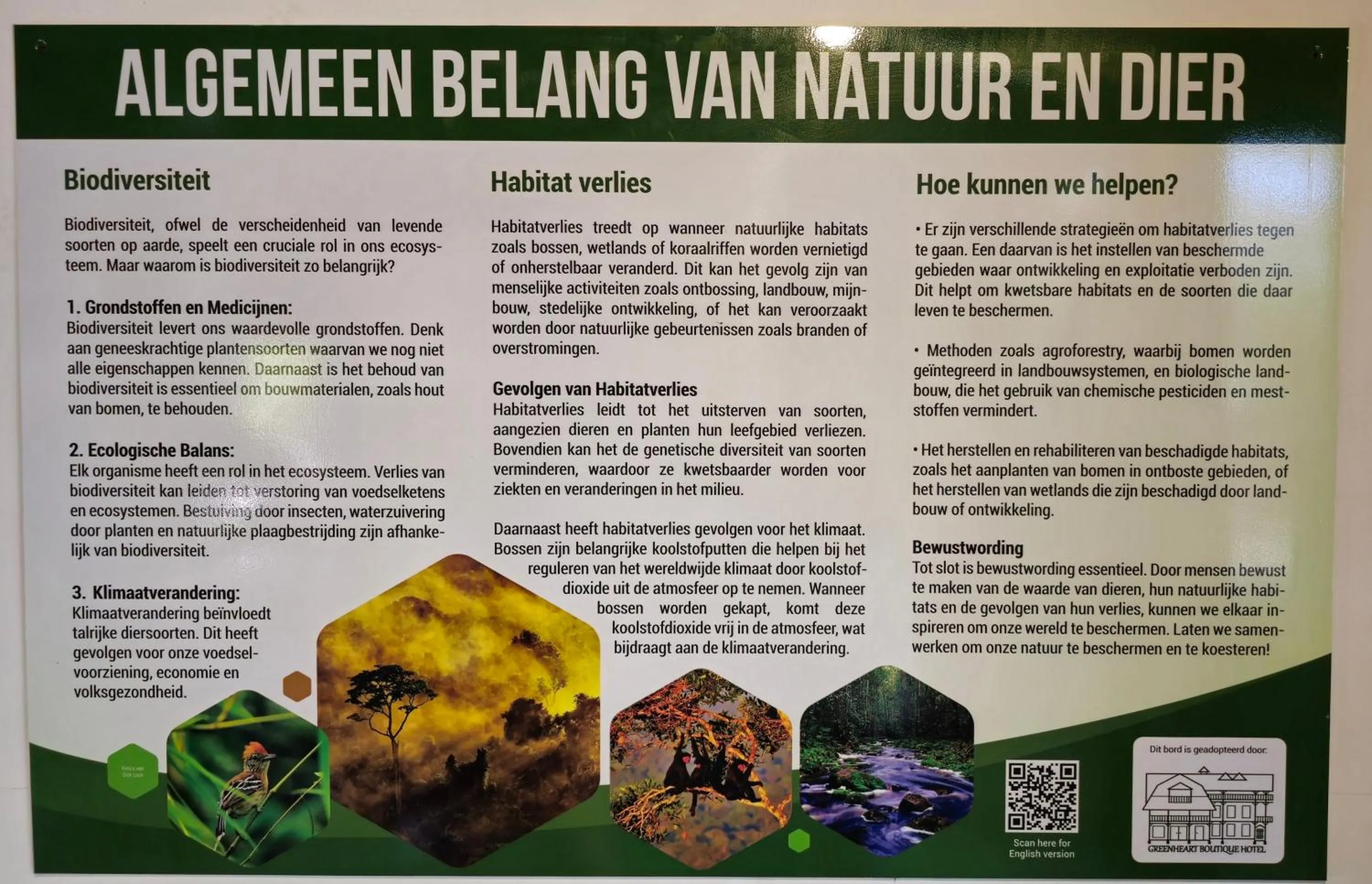 Logo/Certificate/Sign in Greenheart Boutique Hotel