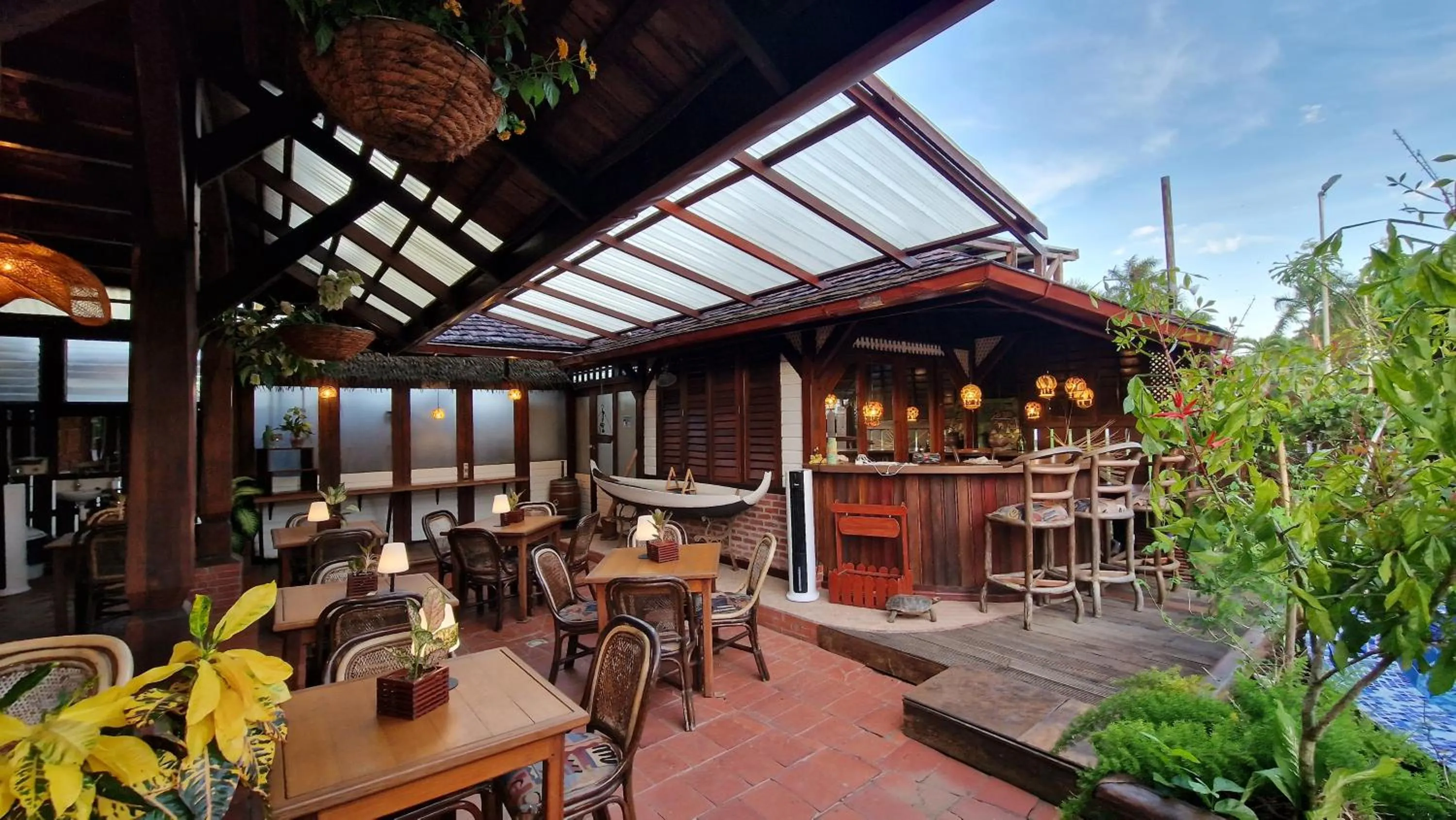 Seating area in Greenheart Boutique Hotel