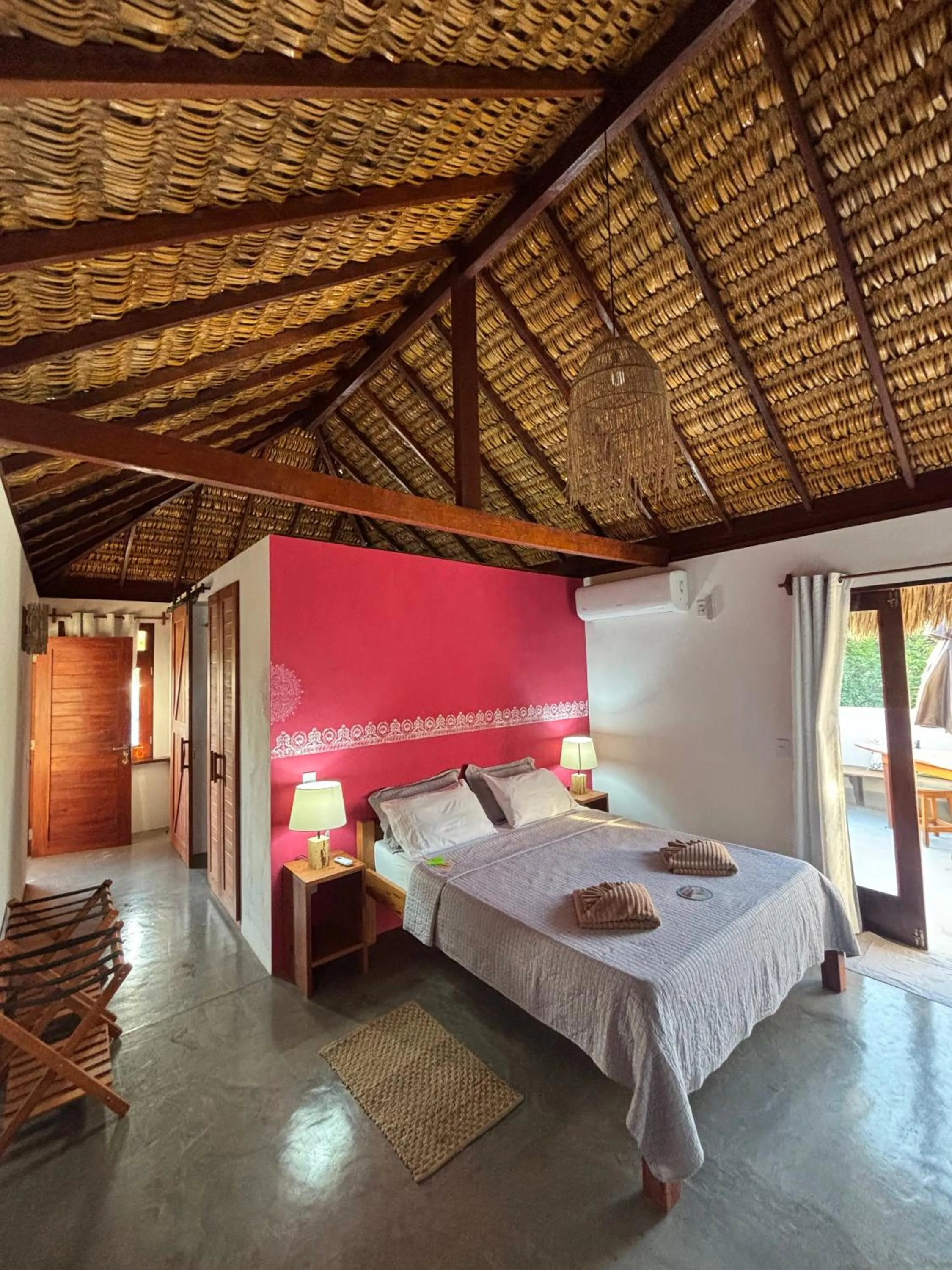 Bed in Pousada Lanea Experience