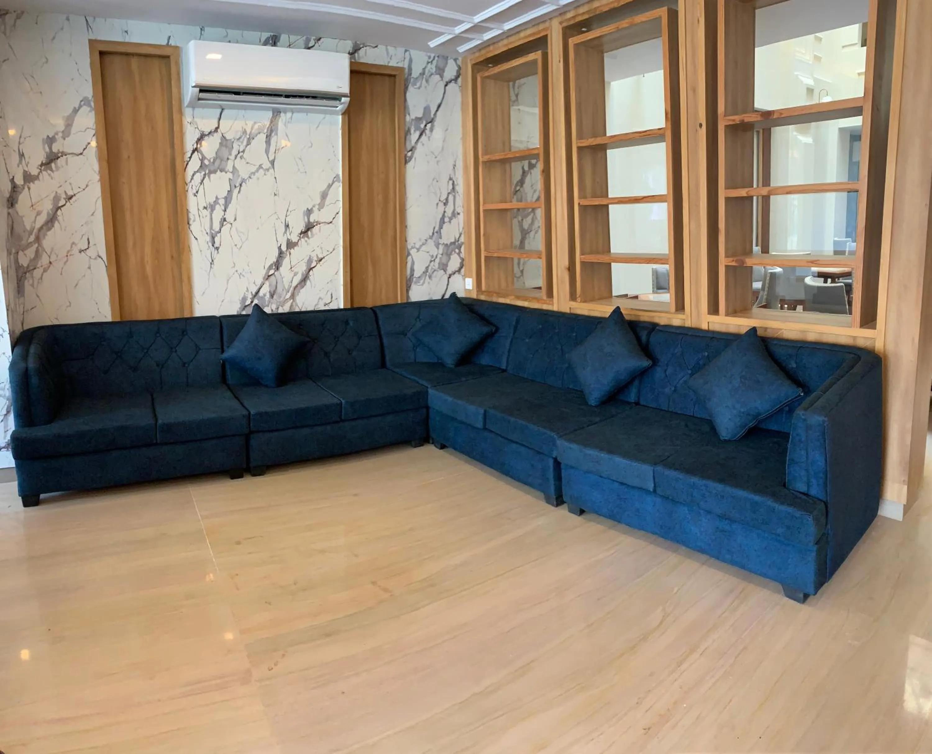 Seating area in Hotel Fewa Trip