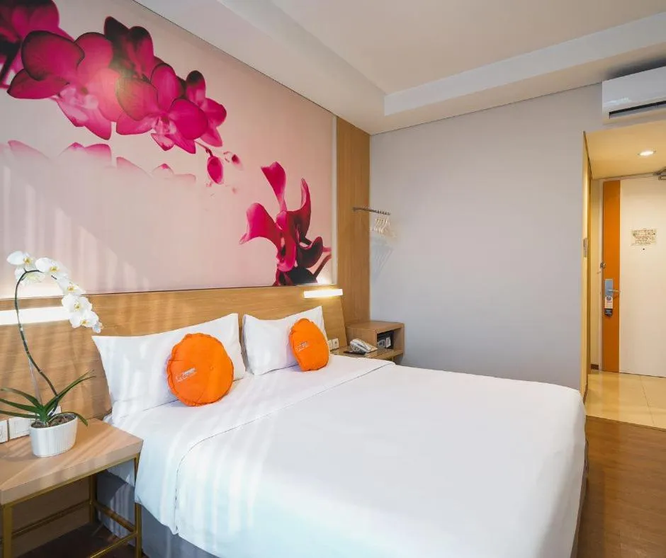 Bed in Grand G7 Hotel Pasar baru