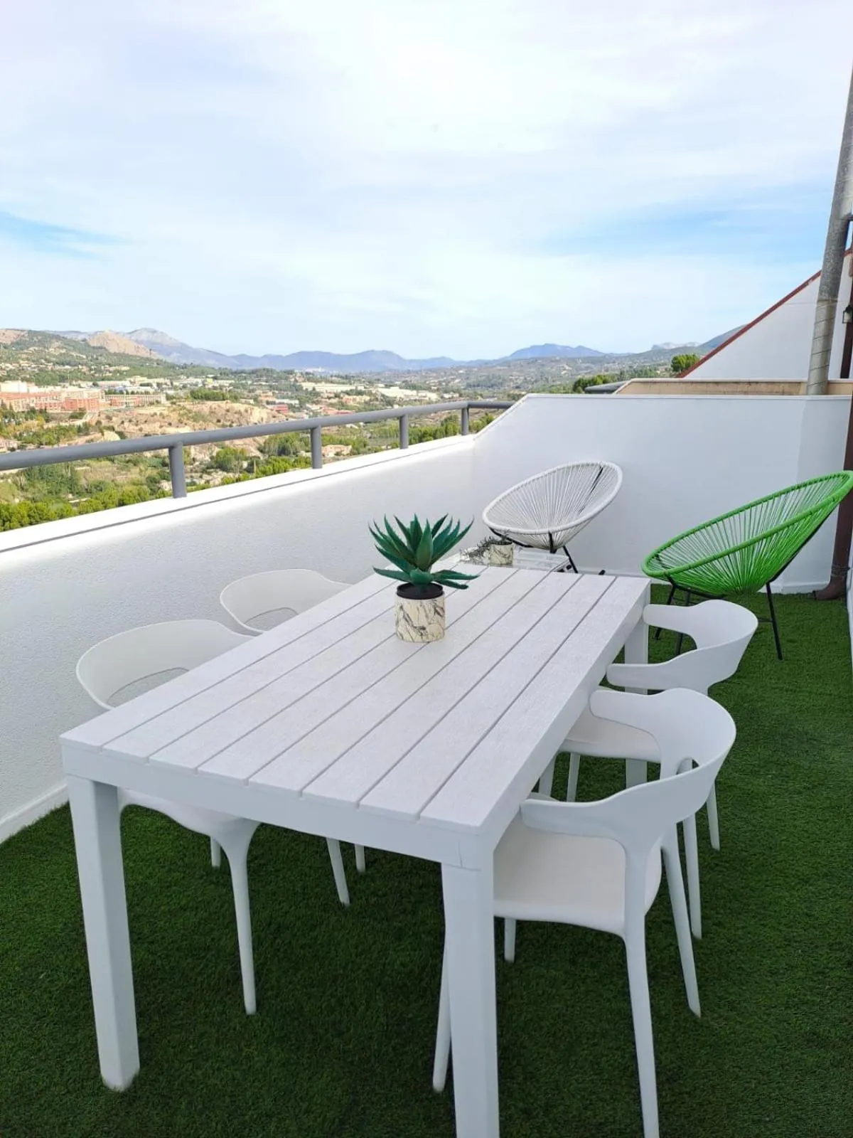 Balcony/Terrace in Residencial Alcoy Apartahotel