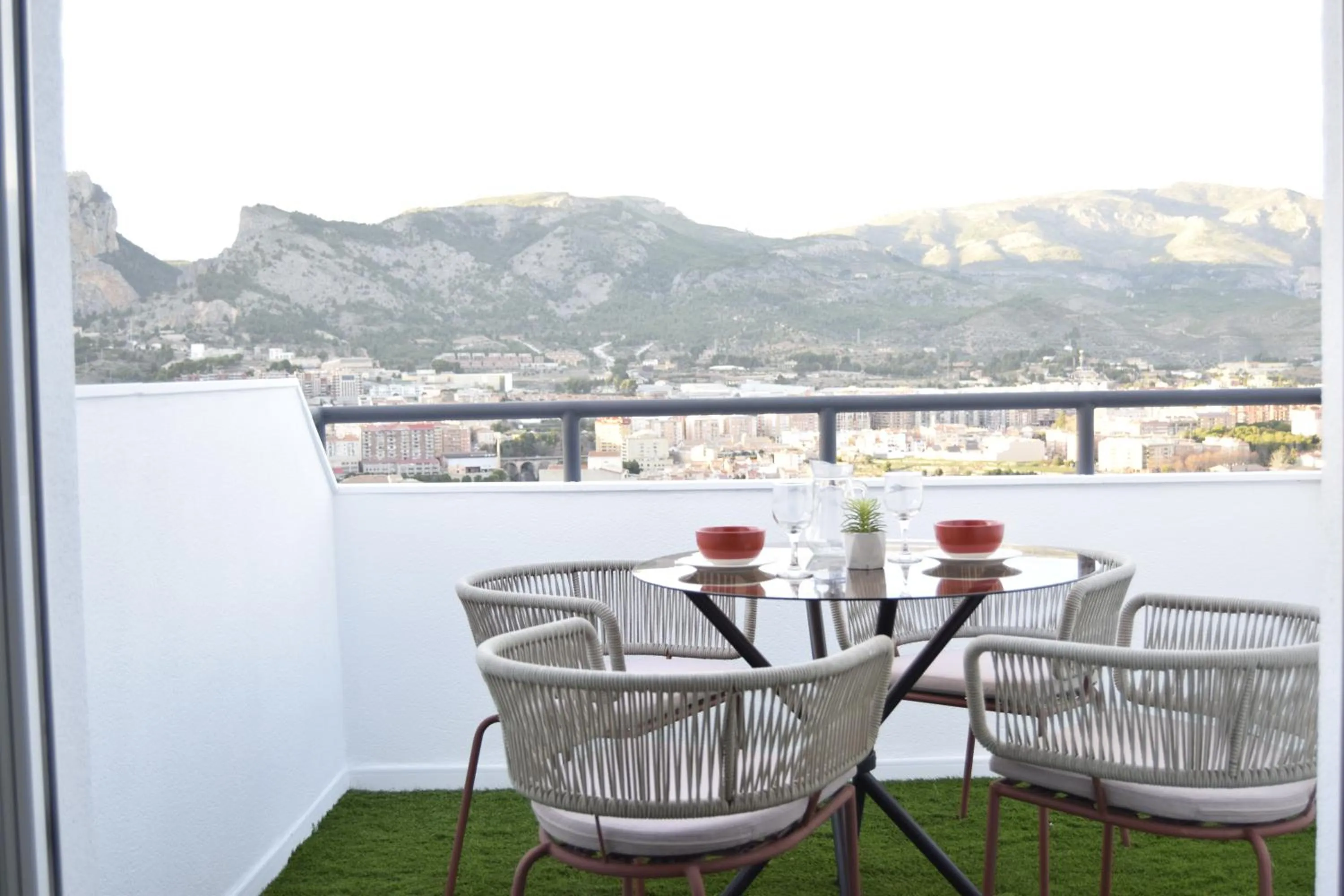 Balcony/Terrace in Residencial Alcoy Apartahotel