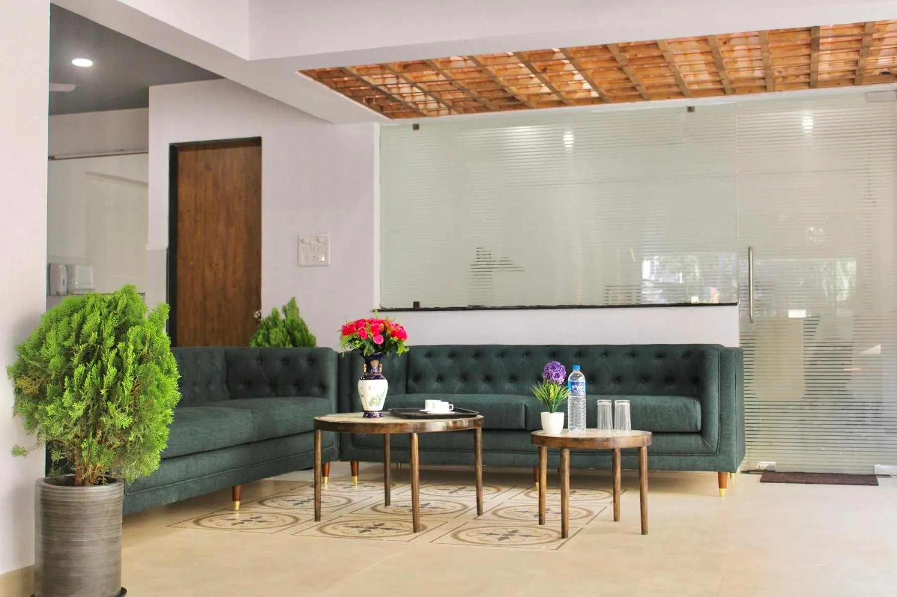 Seating area in Kay's Calangute Resort Service Apartments - Near Calangute Beach