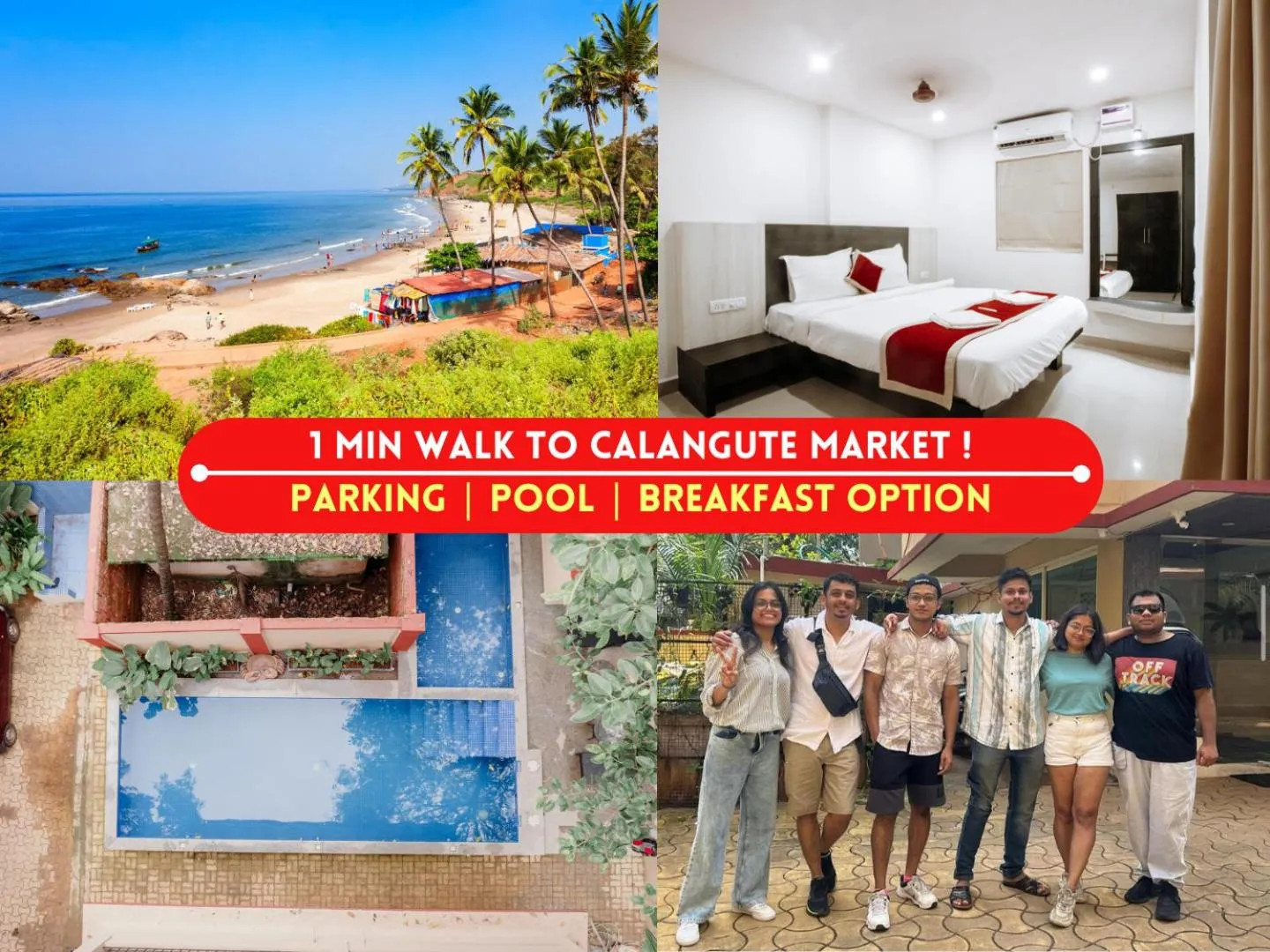 Area and facilities in Kay's Calangute Resort Service Apartments - Near Calangute Beach
