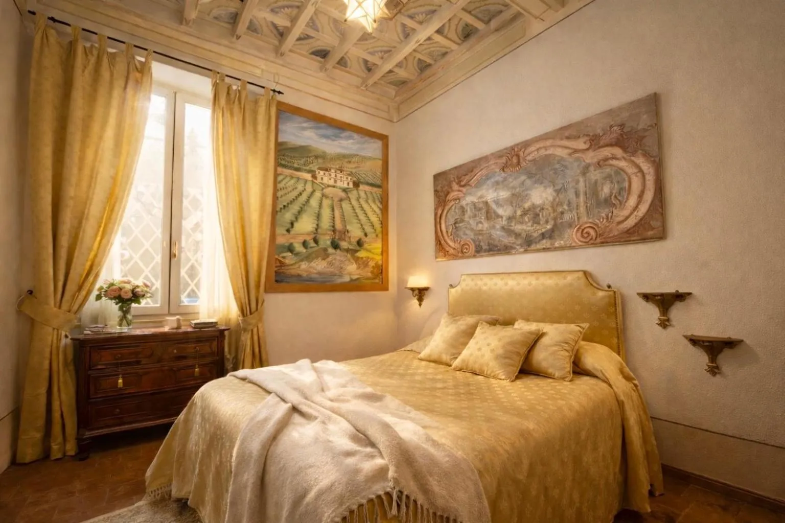 Bed in VesConte Residenza D'epoca dal 1533