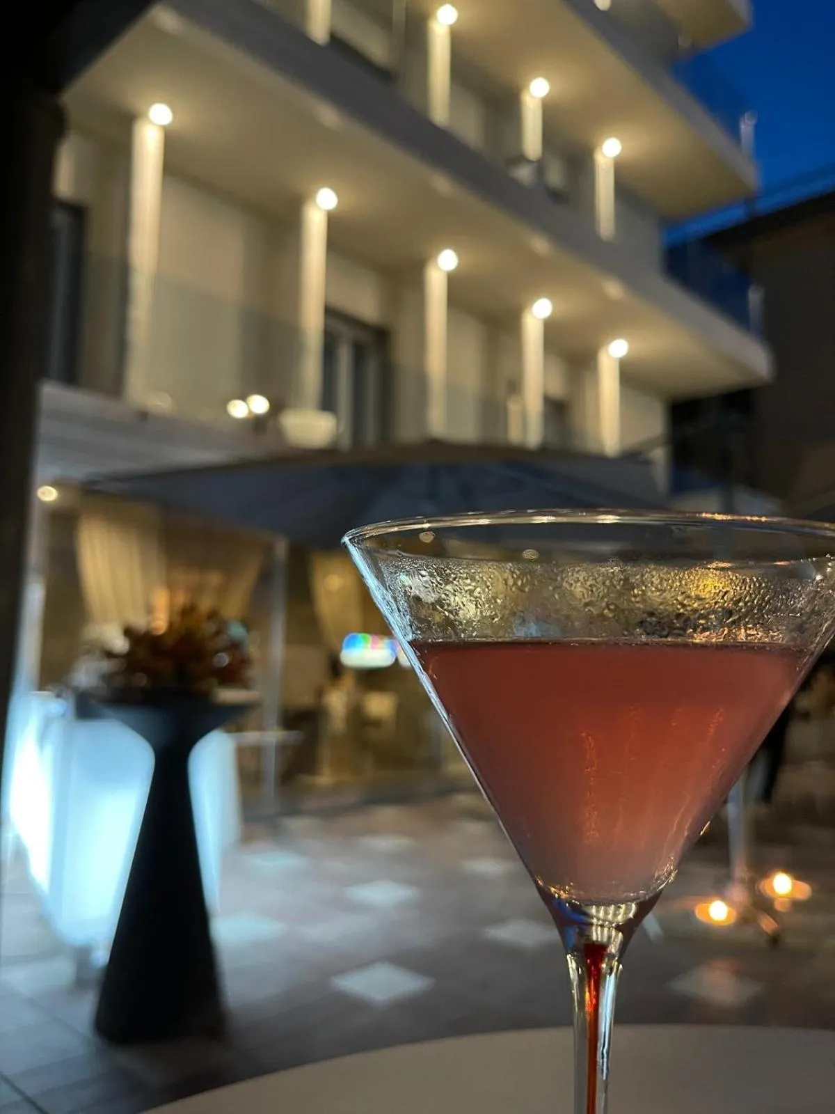 Patio in Hotel Miramare