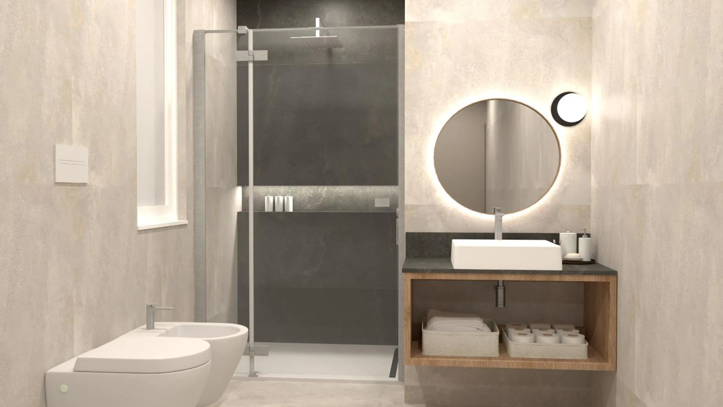 Bathroom in Hotel Miramare Chioggia Sottomarina