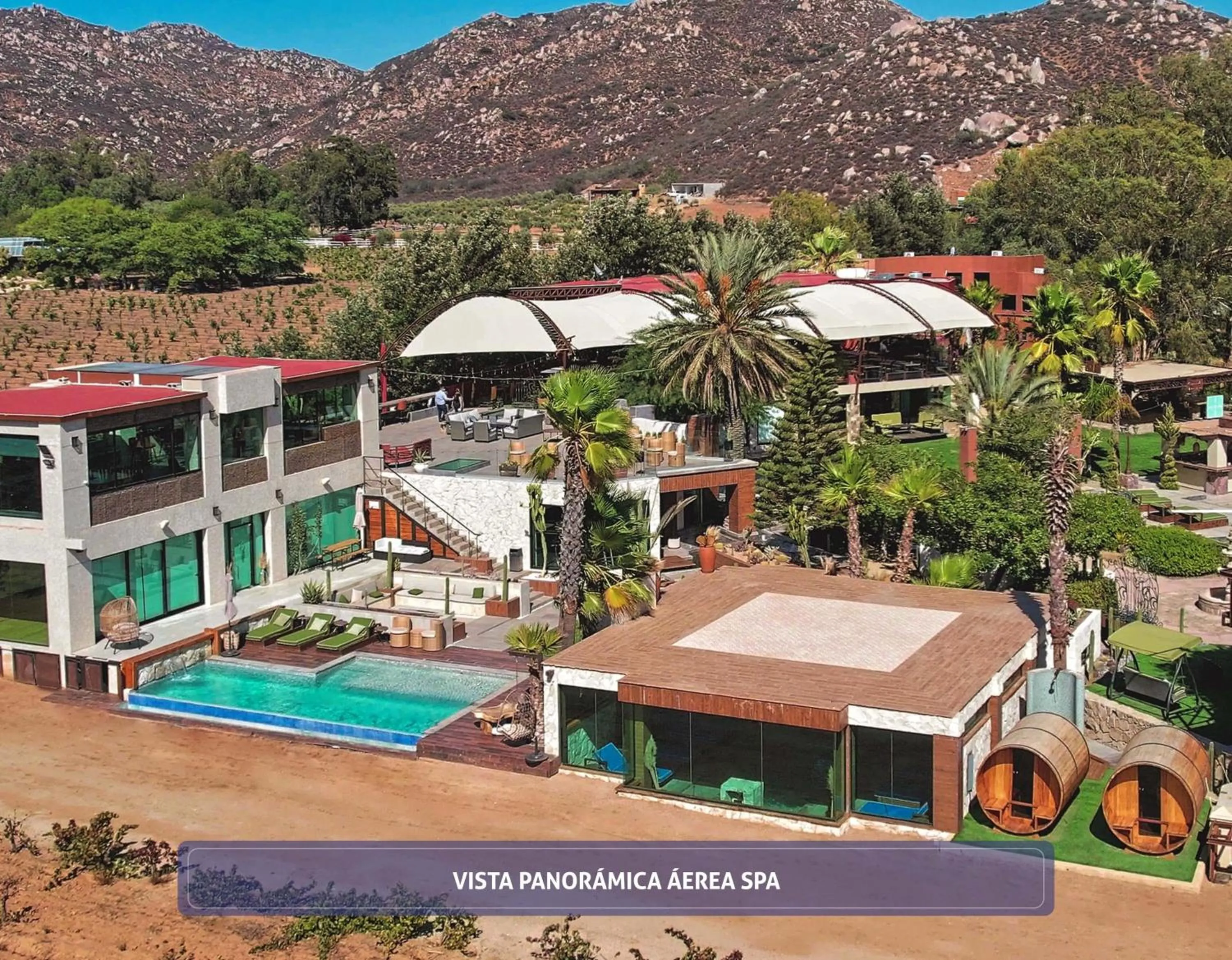 Bird's eye view in Hotel Boutique Valle de Guadalupe & Spa