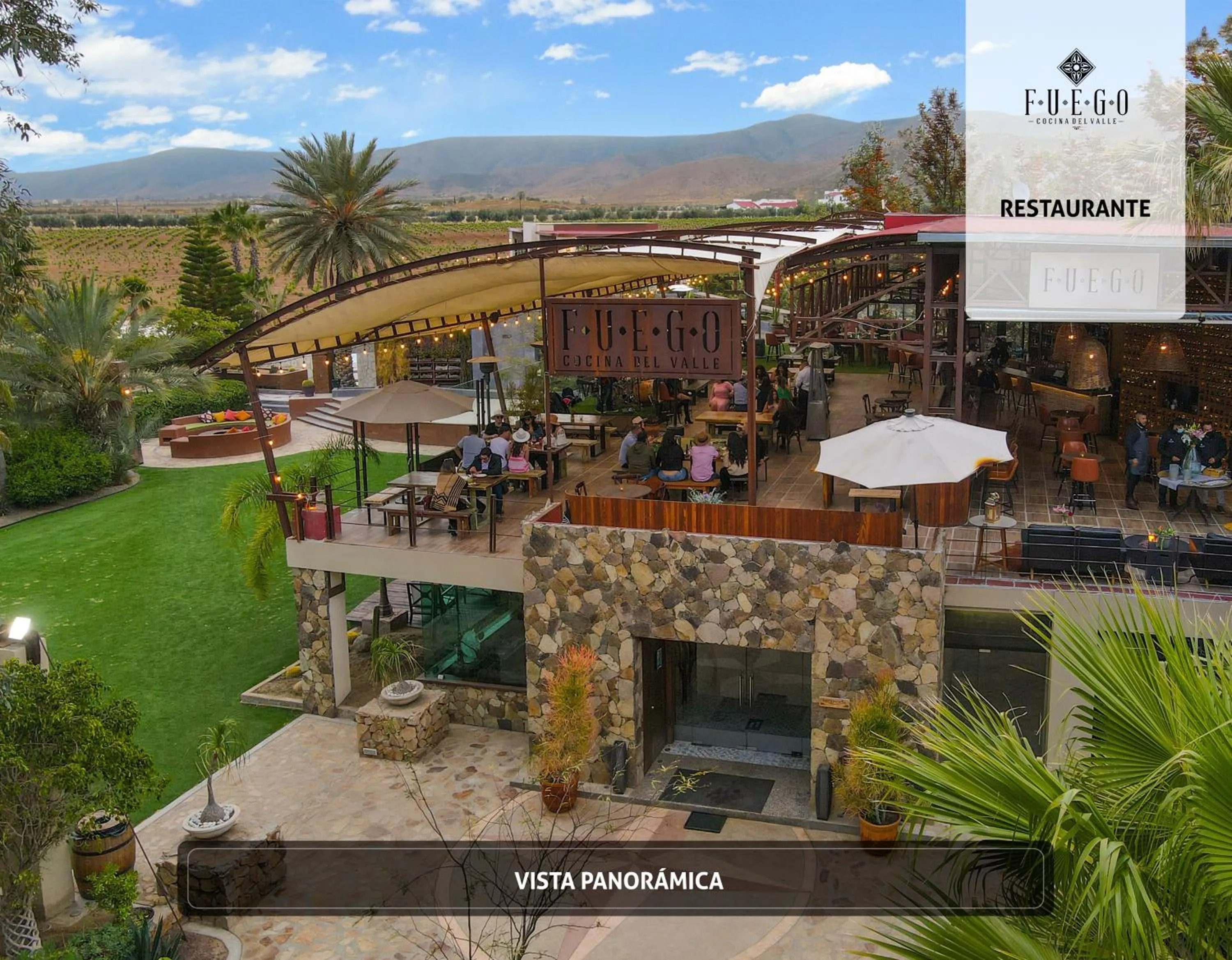 Restaurant/places to eat in Hotel Boutique Valle de Guadalupe & Spa
