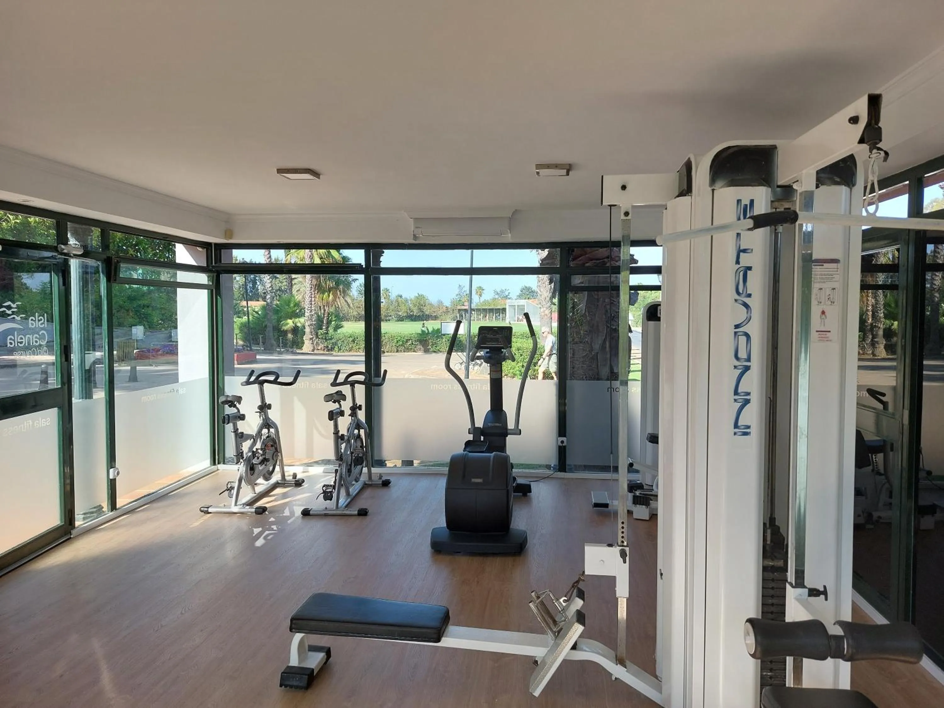 Fitness centre/facilities in Isla Canela Golf Hotel Boutique