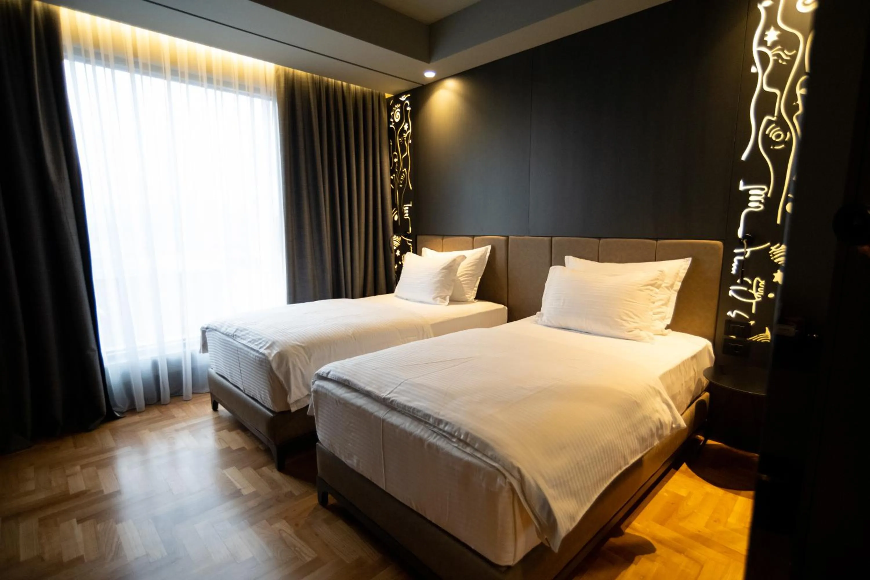 Bed in Arka Art Hotel