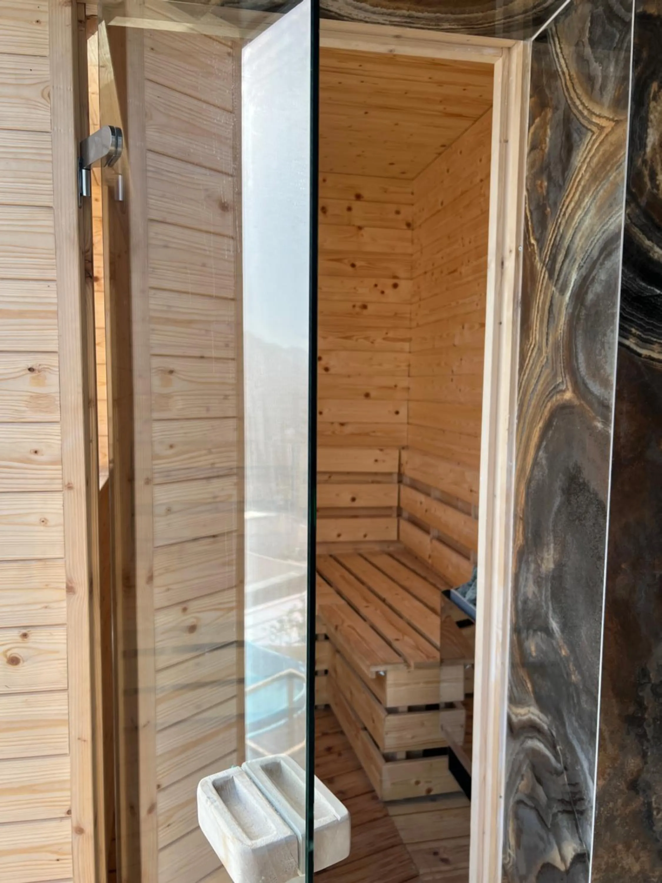 Sauna in Arka Art Hotel