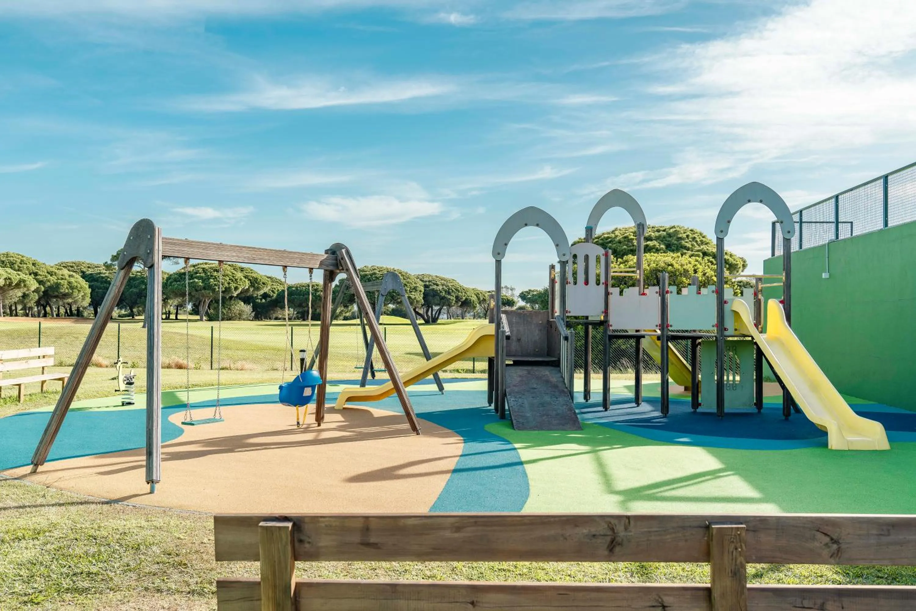 Children play ground in Vincci Resort Costa Golf