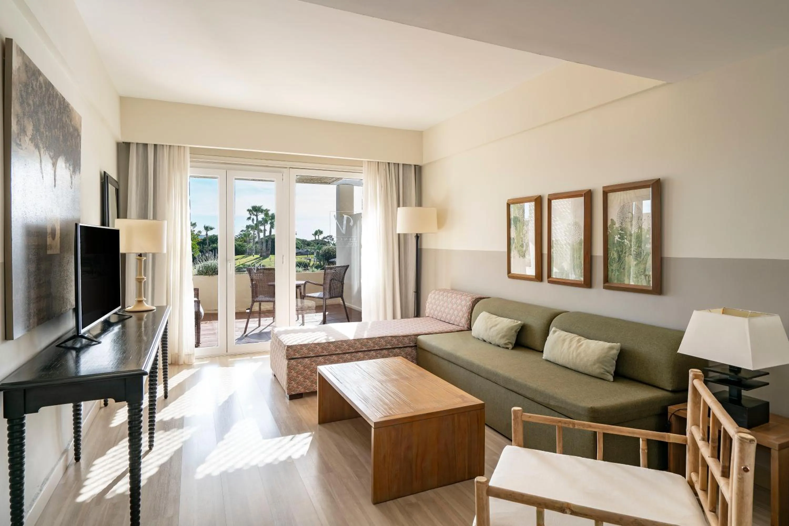 Seating area in Vincci Resort Costa Golf