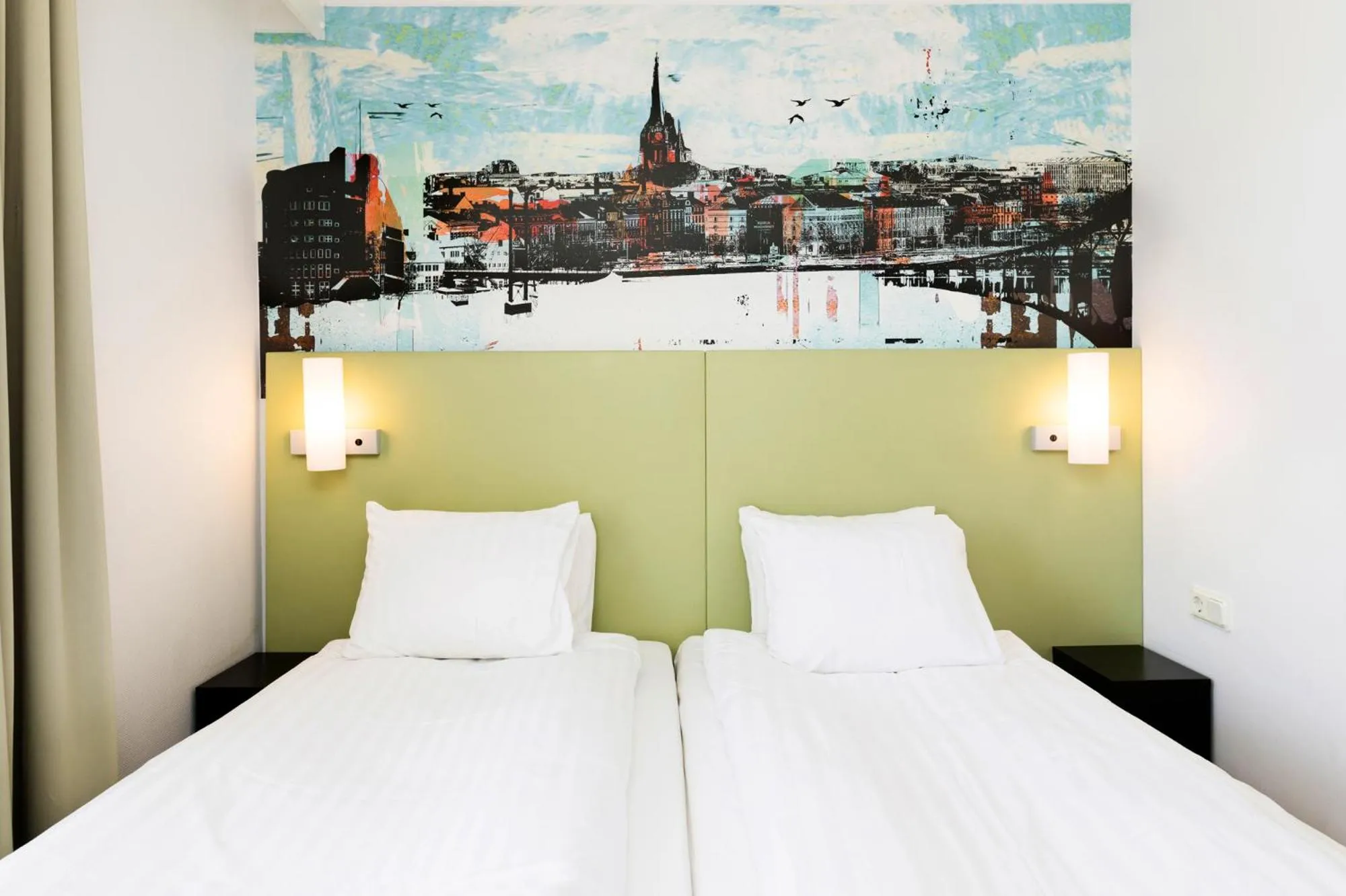 Bedroom, Bed in Good Morning+ Göteborg City