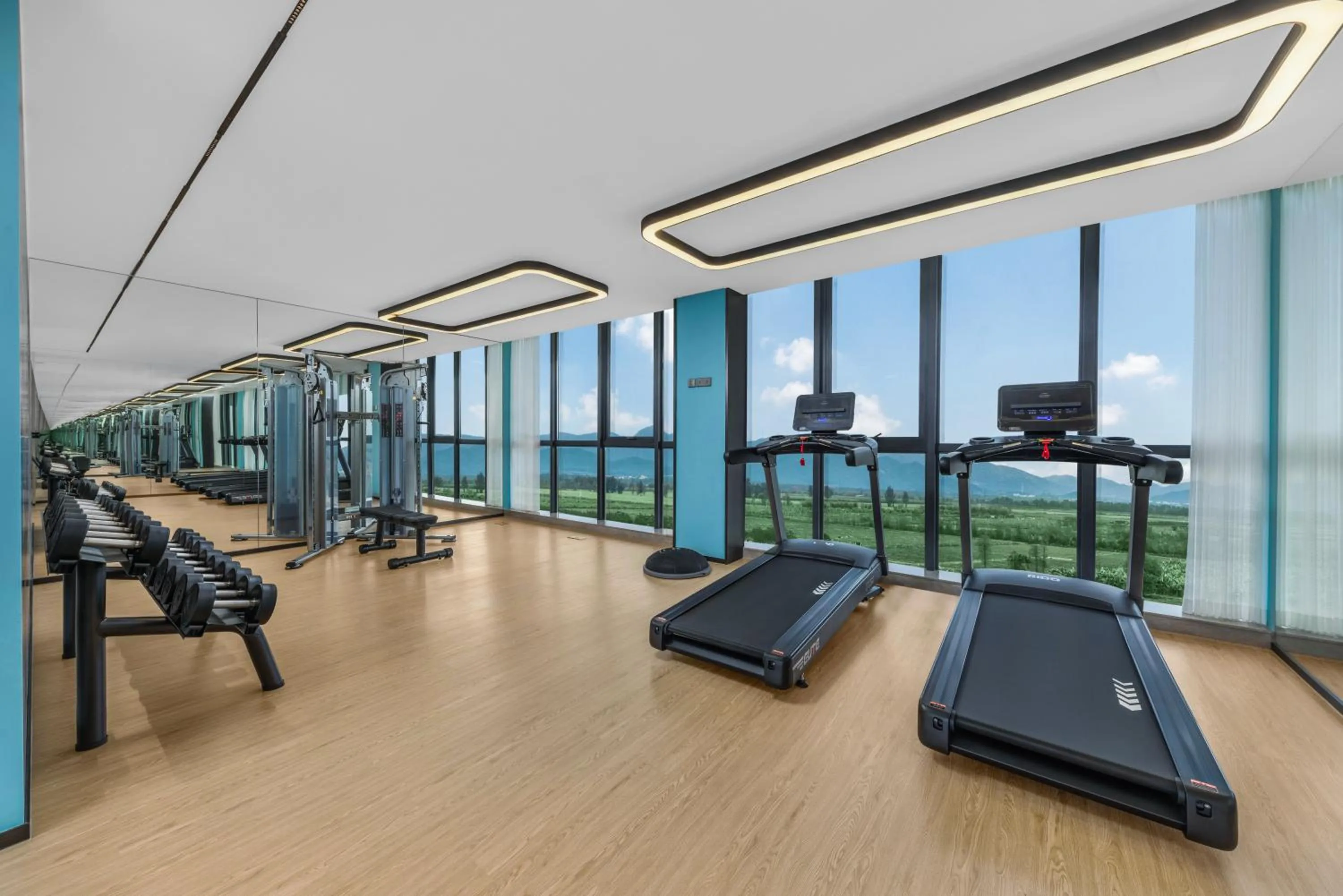 Fitness centre/facilities in Holiday Inn Express Jiangmen Yinhu Bay by IHG