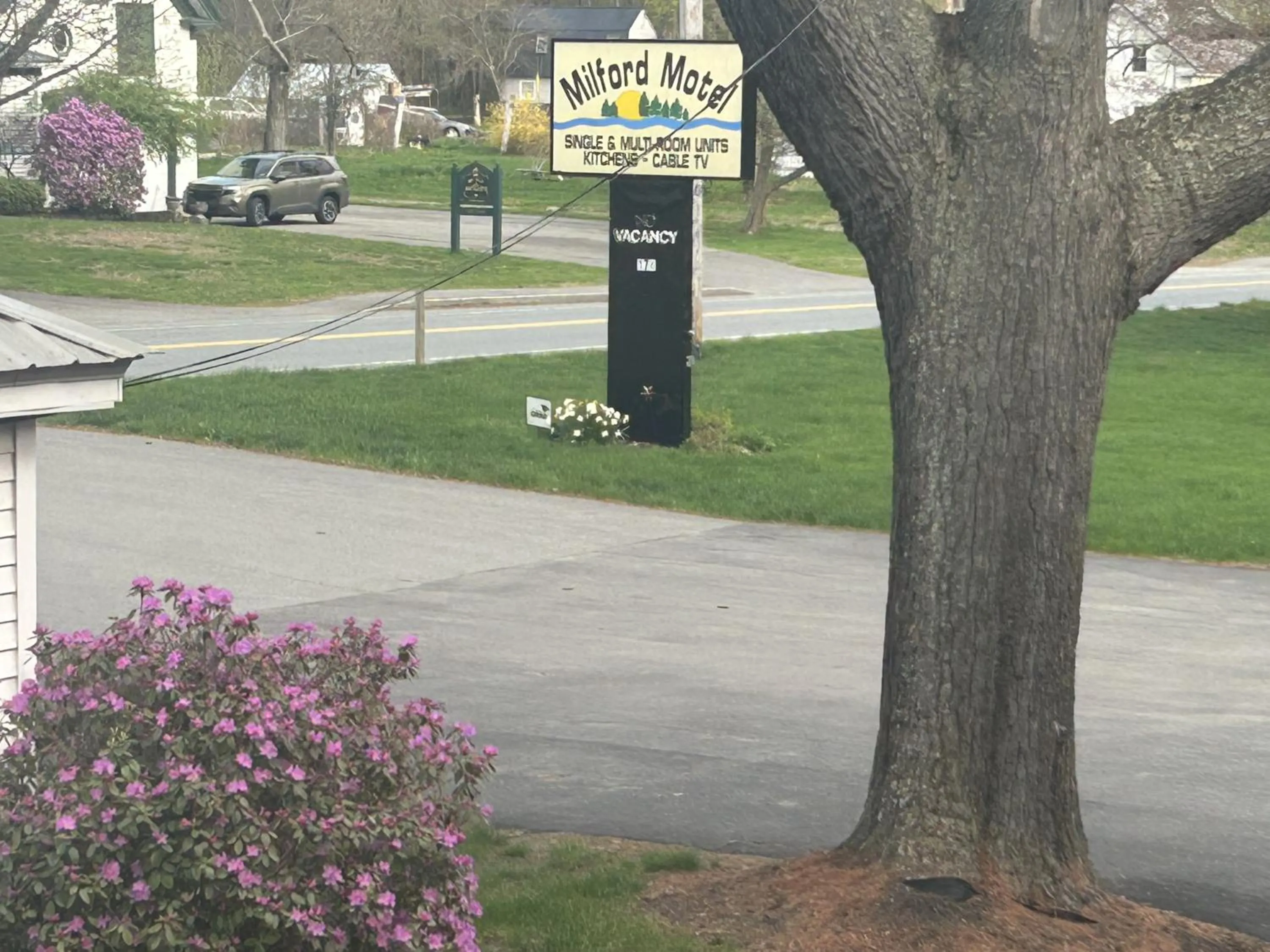 Property logo or sign in Milford Motel On the River