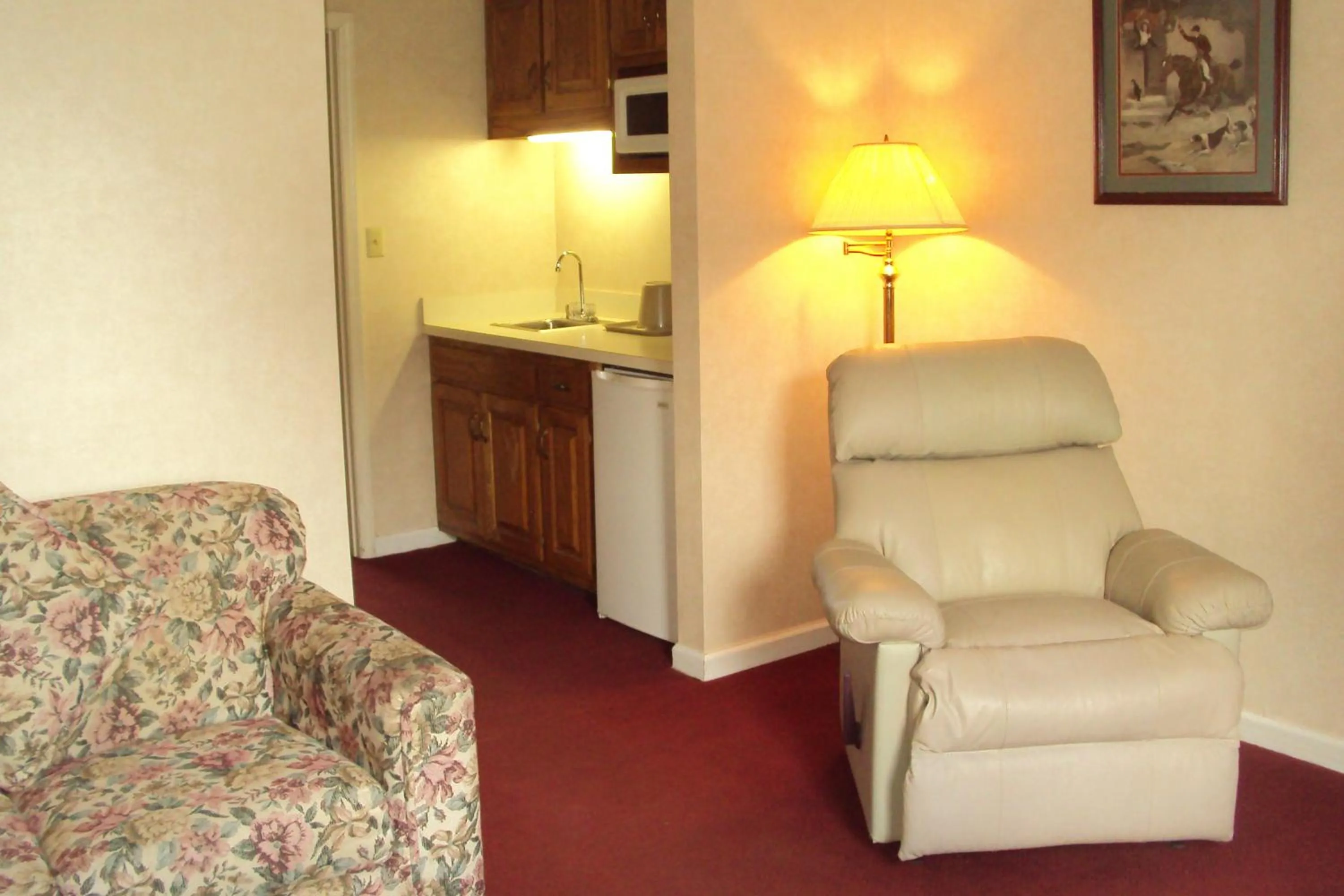 Kitchen or kitchenette in Executive Inn