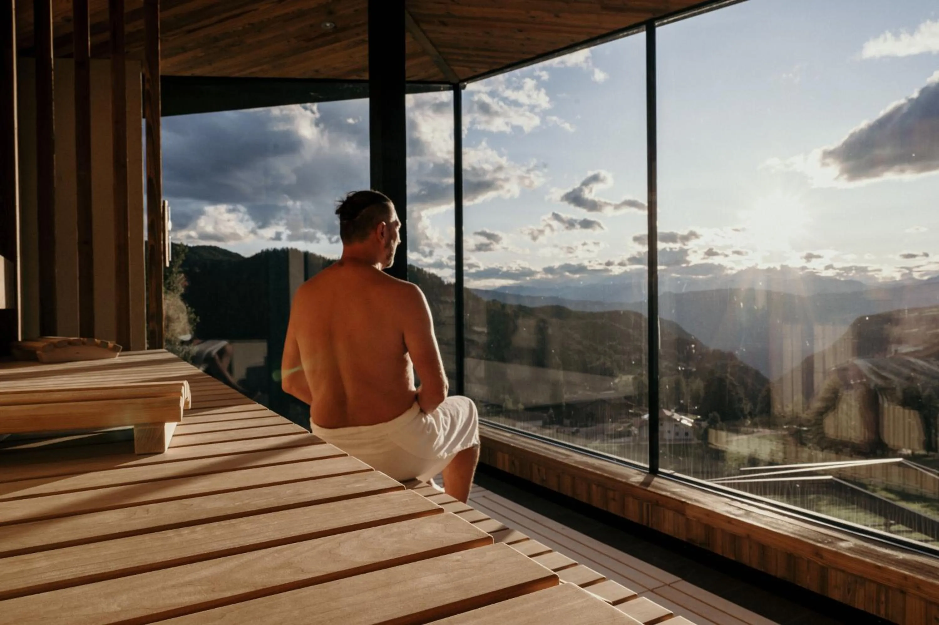 Sauna in Aparthotel My Daum